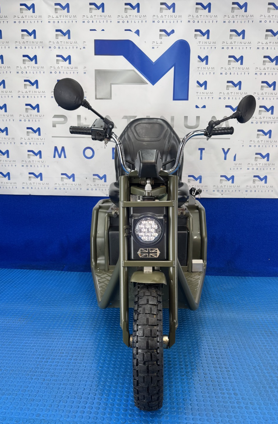 Beamer Tramper 3 Wheeler 8MPH Class 3, All Terrain Mobility Scooter 2484