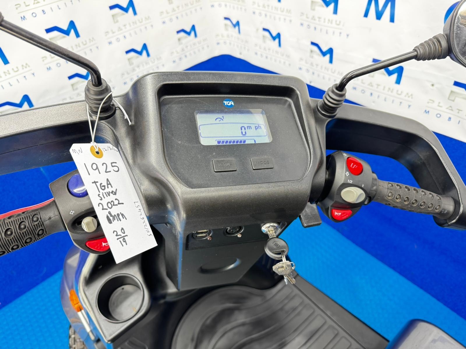 2022 TGA Breeze S4 8MPH All Terrain Mobility Scooter Great Condition 1925