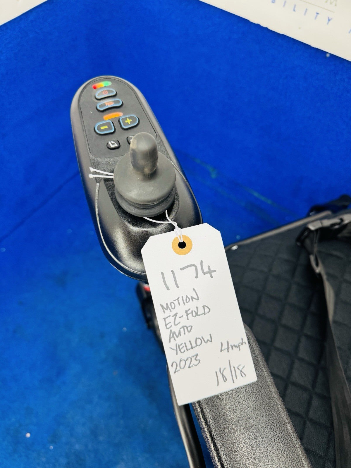 2023 Monarch MM Ezi Fold Electric Wheelchair Powerchair - Auto Fold Fob Control