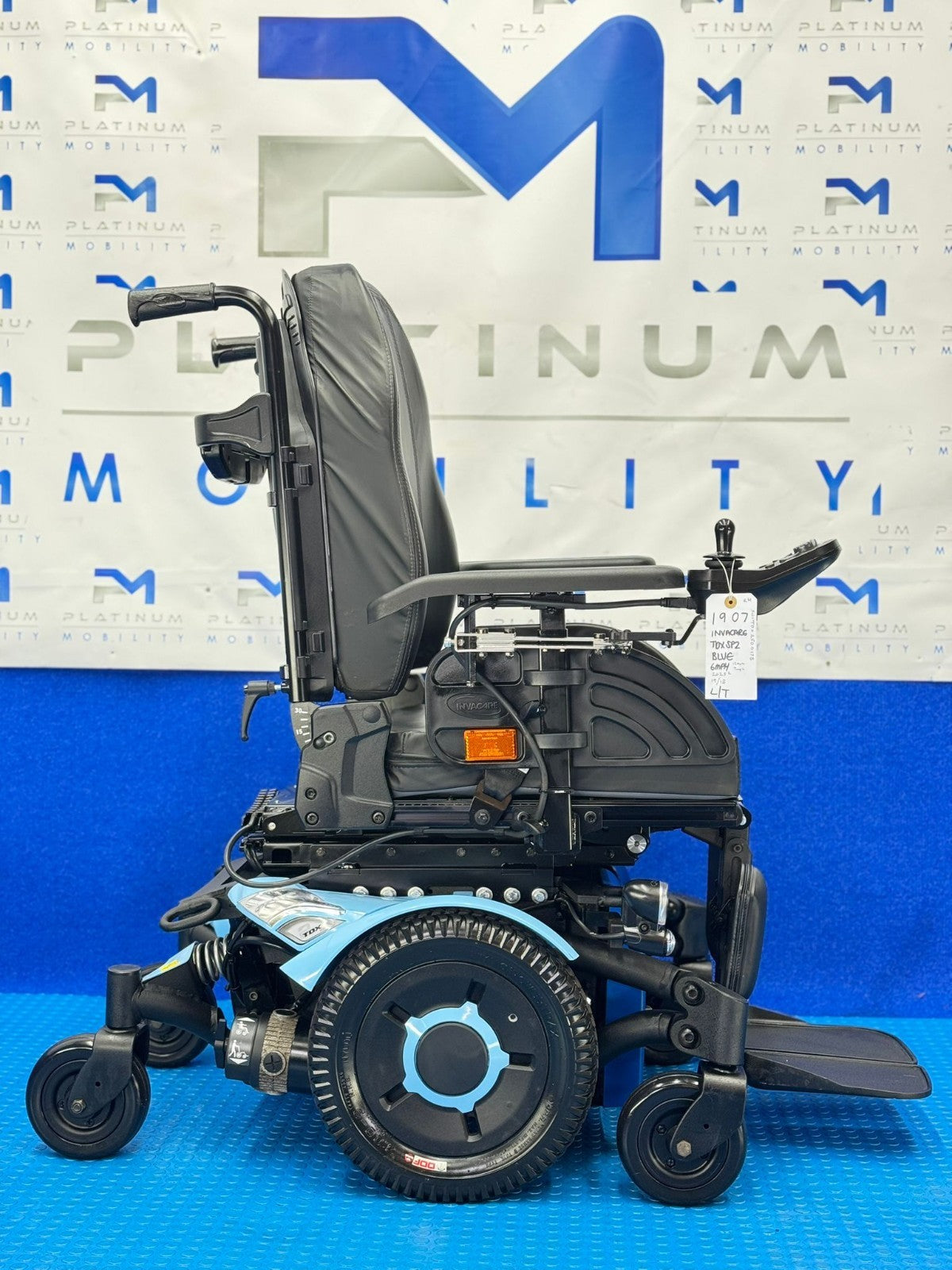 2025 INVACARE TDX SP2 7MPH MWD RISER ELECTRIC WHEELCHAIR POWERCHAIR 1907