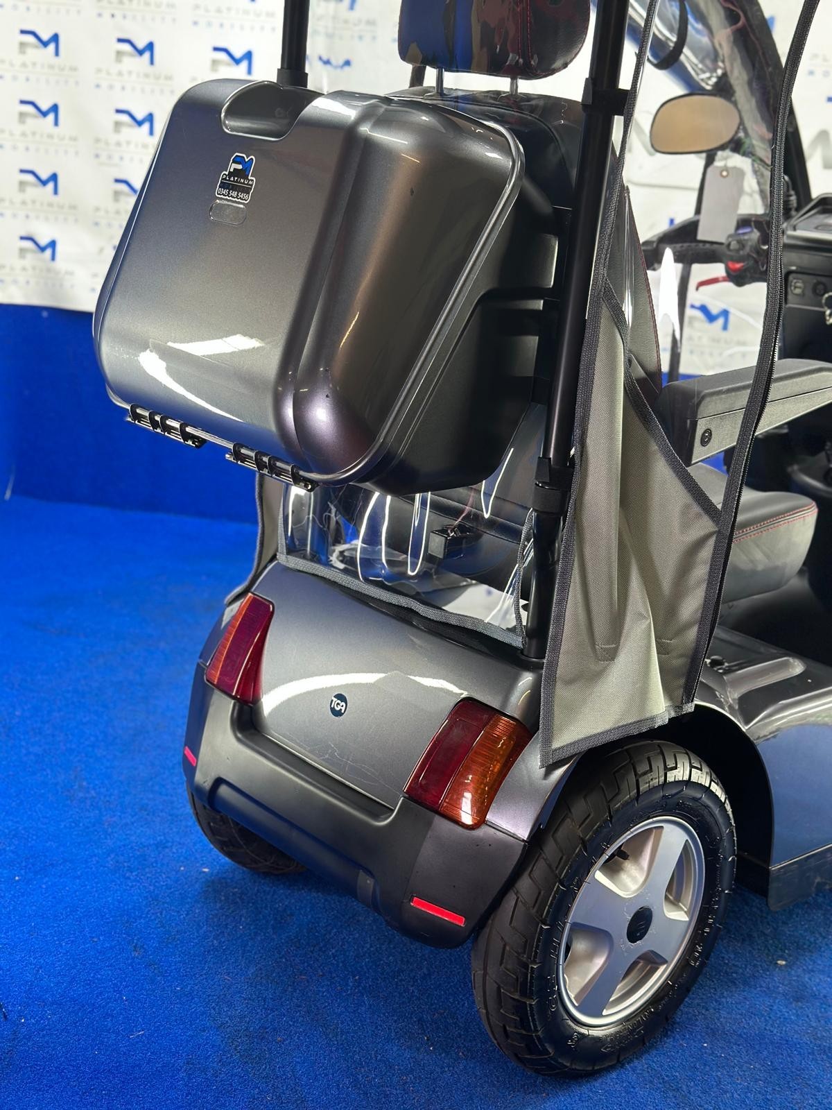 2022 TGA Breeze S4 Canopy 8mph Road All Terrain Mobility Scooter Buggy 1754