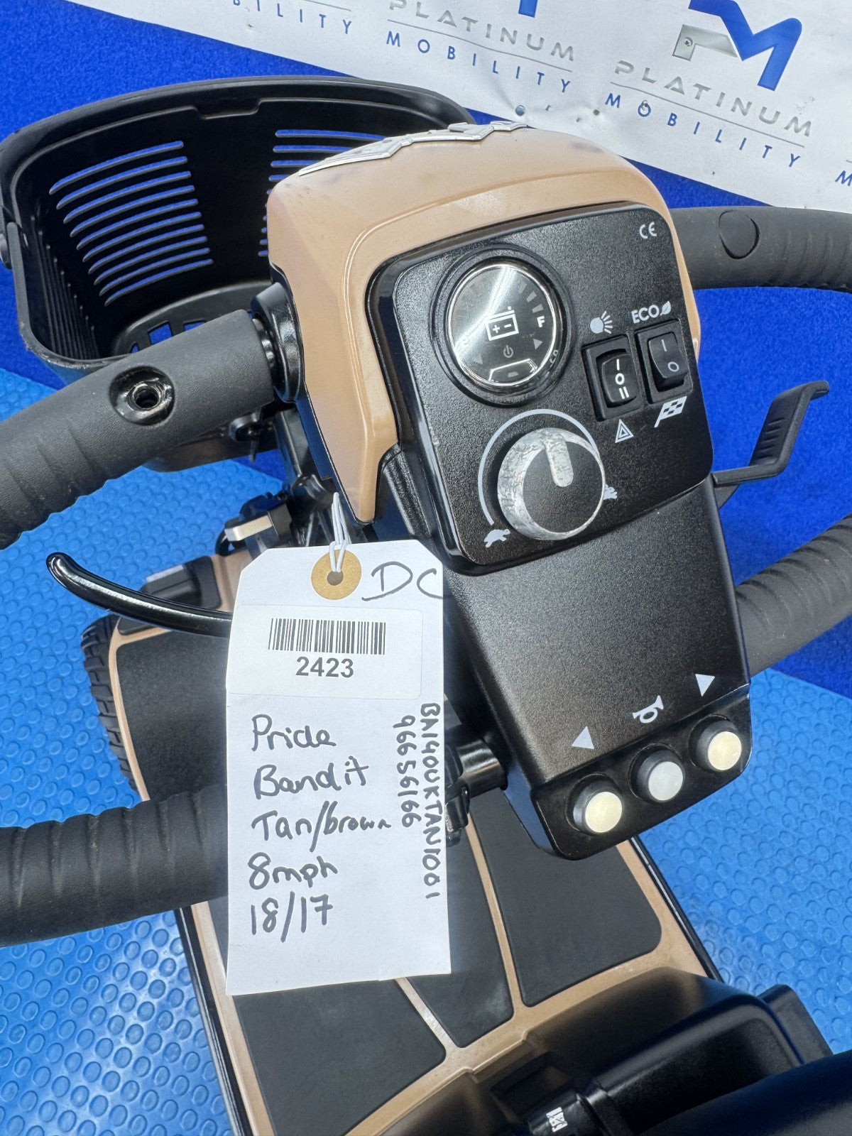 Pride Baja Bandit 8mph Mobility Scooter Off Road Performance 2423