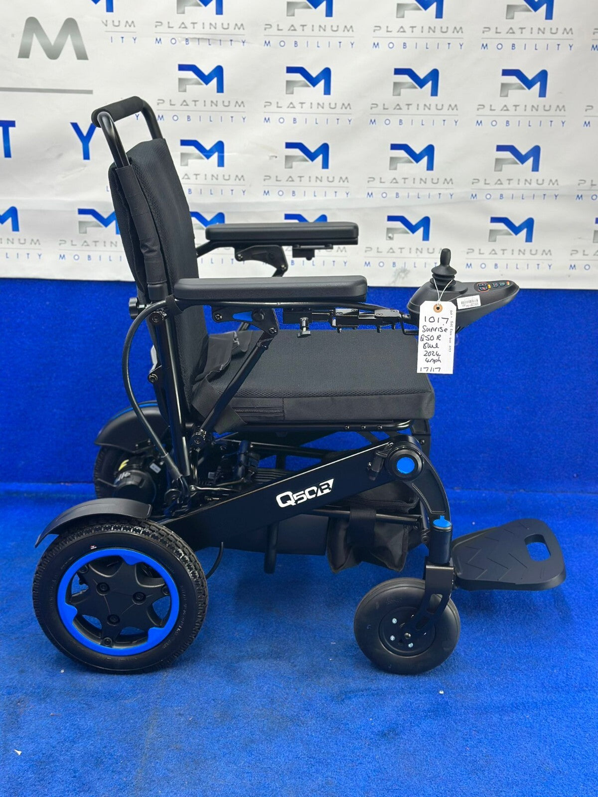2024 SUNRISE Q50 R FOLDING 4MPH FOLDING ELECTRIC WHEELCHAIR POWERCHAIR 1017