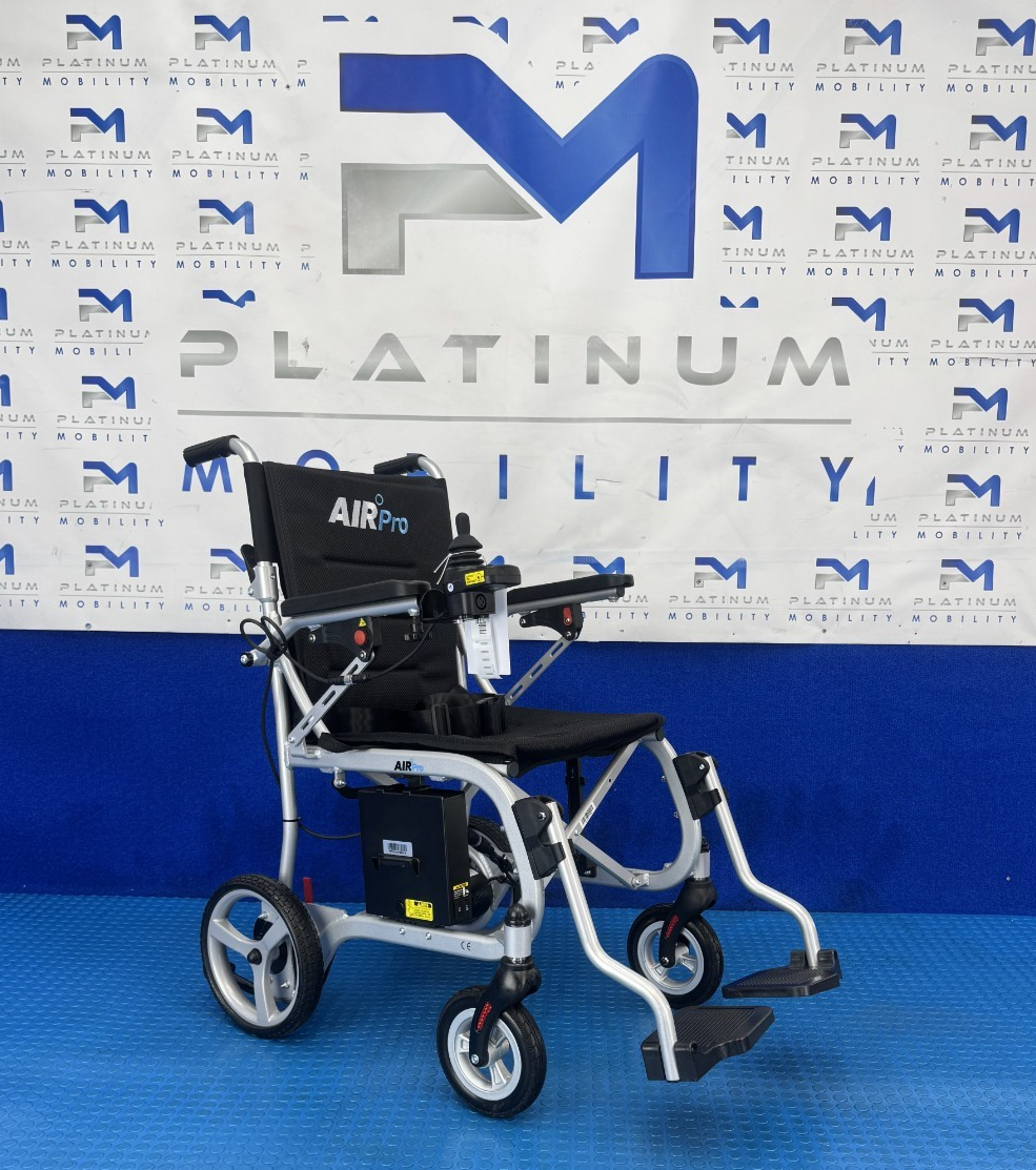 MONARCH AIR PRO LIGHTWEIGHT FOLDING POWERCHAIR 12.5KG TRAVEL 2338