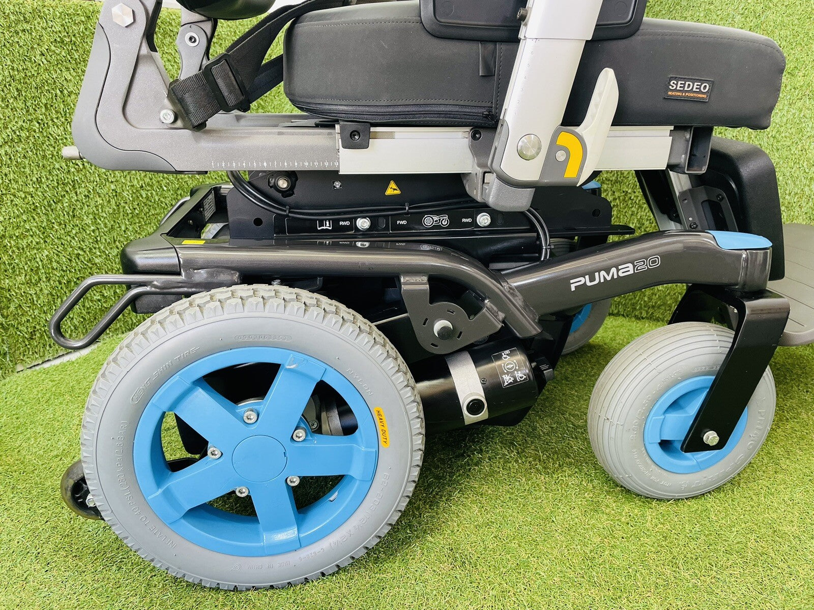 SUNRISE PUMA 20 SEDEO TILT 4 MPH ELECTRIC WHEELCHAIR MOBILITY POWERCHAIR