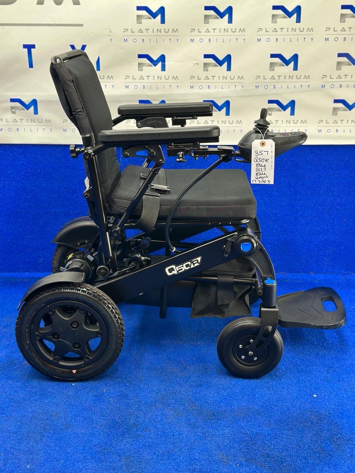 2023 QUICKIE SUNRISE Q50 FOLDING 4MPH FOLDING ELECTRIC WHEELCHAIR POWERCHAIR 857