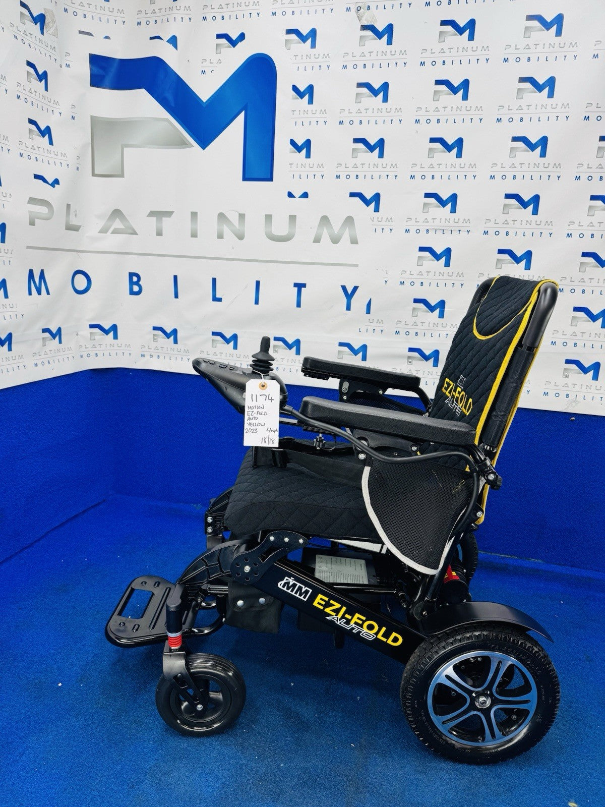 2023 Monarch MM Ezi Fold Electric Wheelchair Powerchair - Auto Fold Fob Control