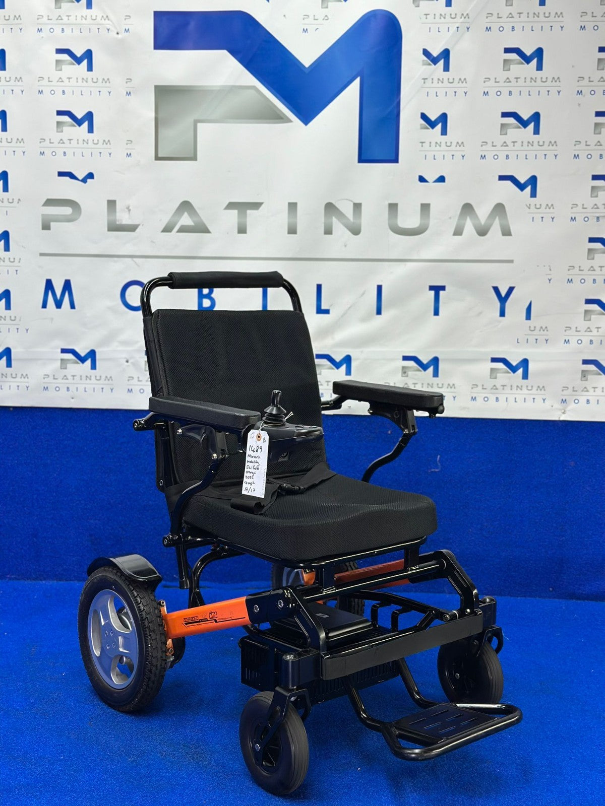 Monarch MM Ezi-Fold 4 MPH Folding Lightweight Lithium Portable Powerchair 1489