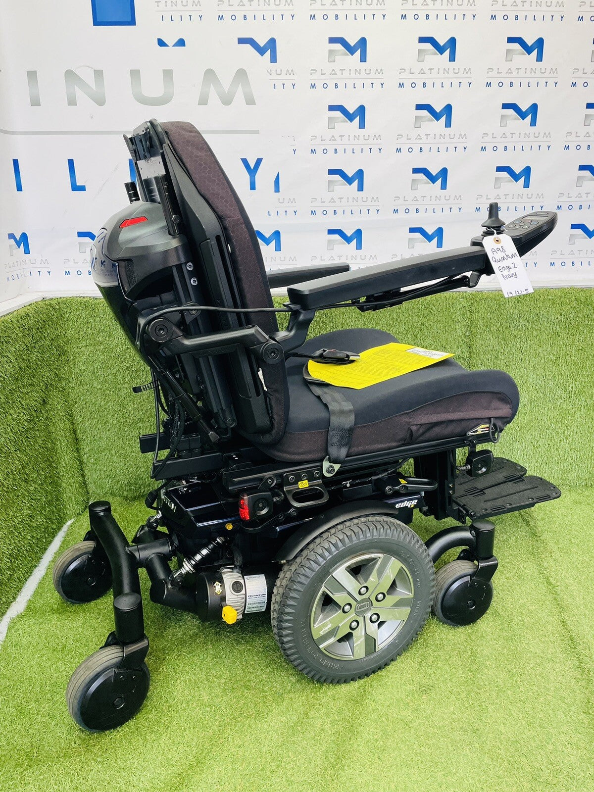 PRIDE QUANTUM EDGE Z 2.0 6 MPH ELECTRIC WHEELCHAIR POWERCHAIR MOBILITY Q6 Q700