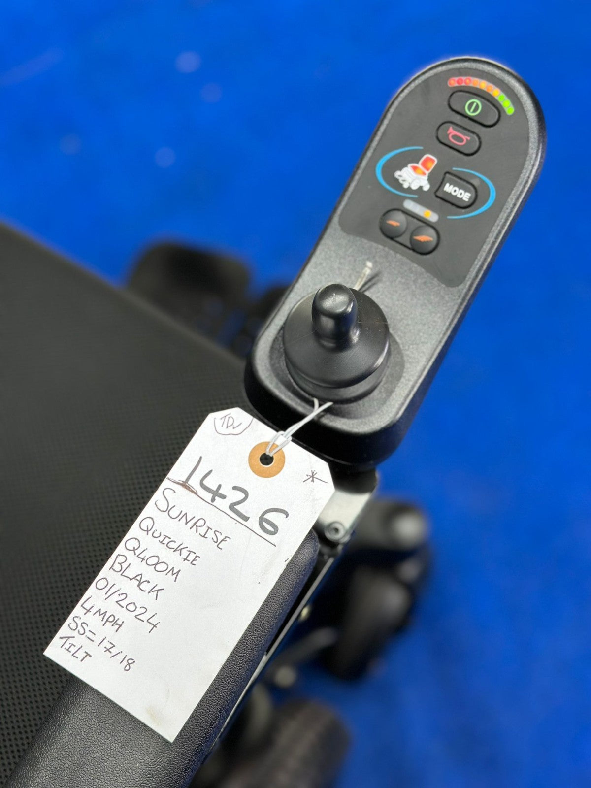 Sunrise Quickie Q400 M MWD 4mph Powerchair Electric Wheelchair Mobility 1426