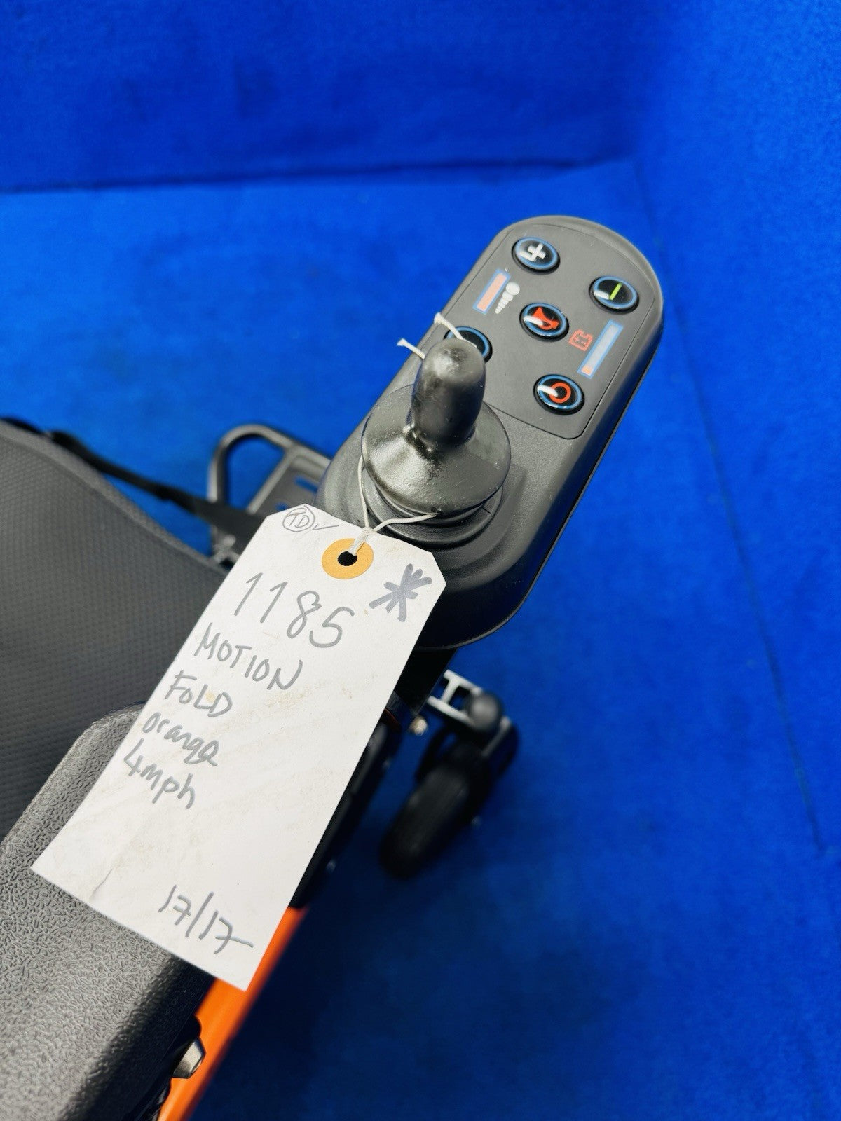 Monarch MM Ezi-Fold 4 MPH Folding Lightweight Lithium Portable Powerchair 1185