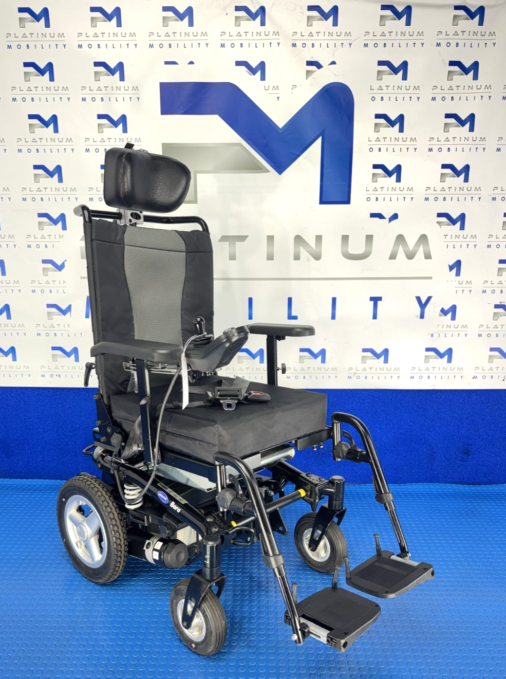Invacare Bora Electric Powerchair New Batteries, Solid Tyres, No VAT 4mph 4197