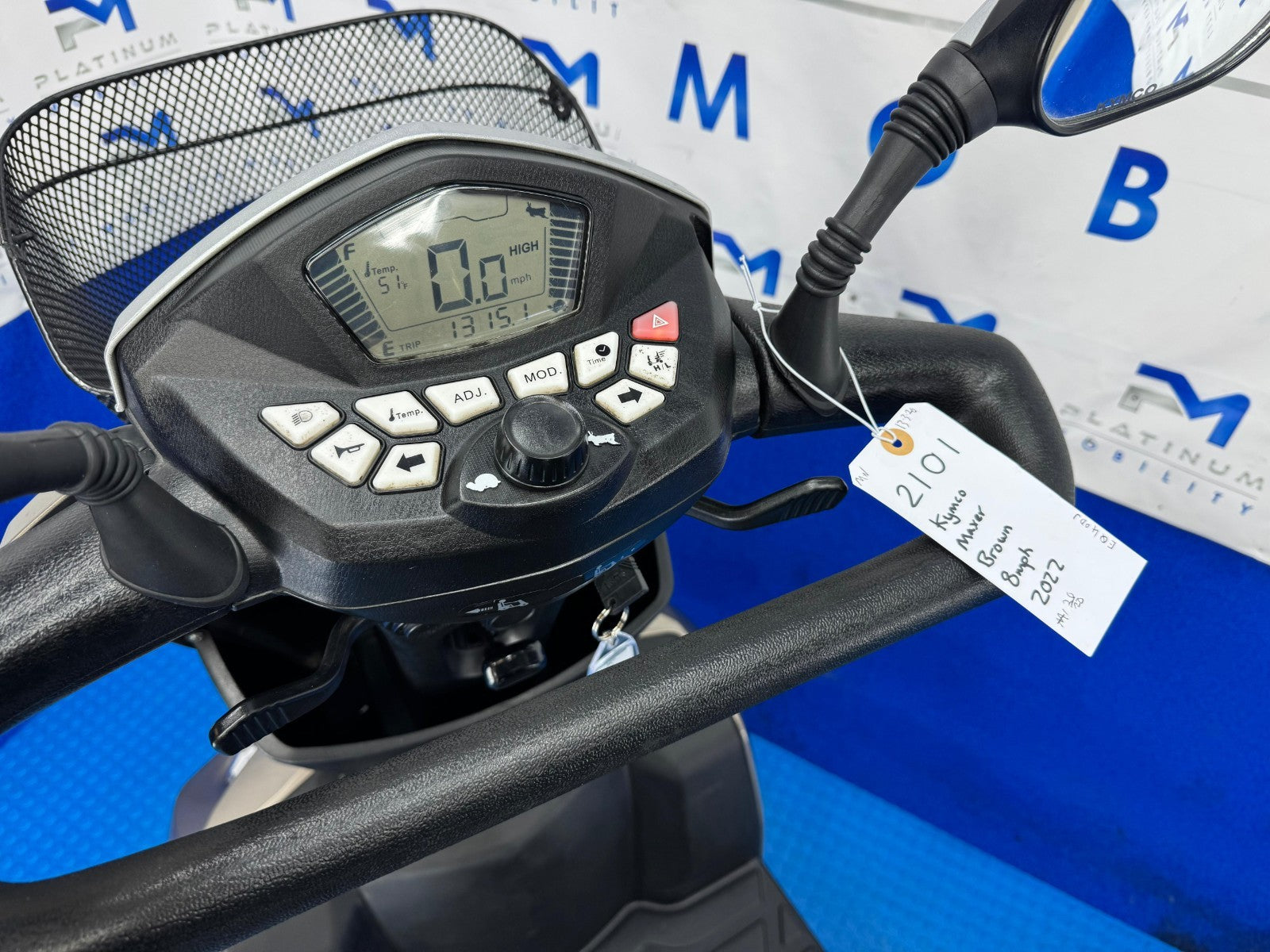 Kymco Maxer Electric Mobility Scooter - All Terrain, 31 Stone, 8mph