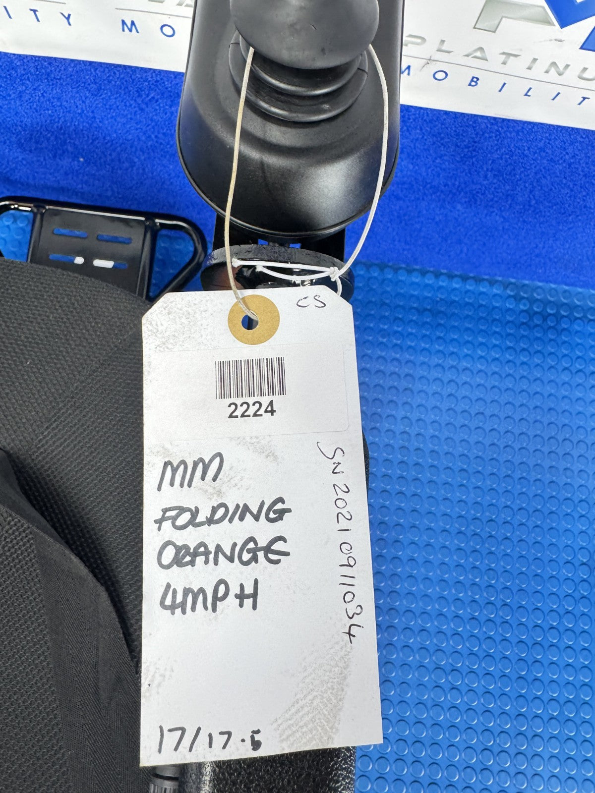 Monarch MM Ezi-Fold 4 MPH Folding Lightweight Lithium Portable Powerchair 2224