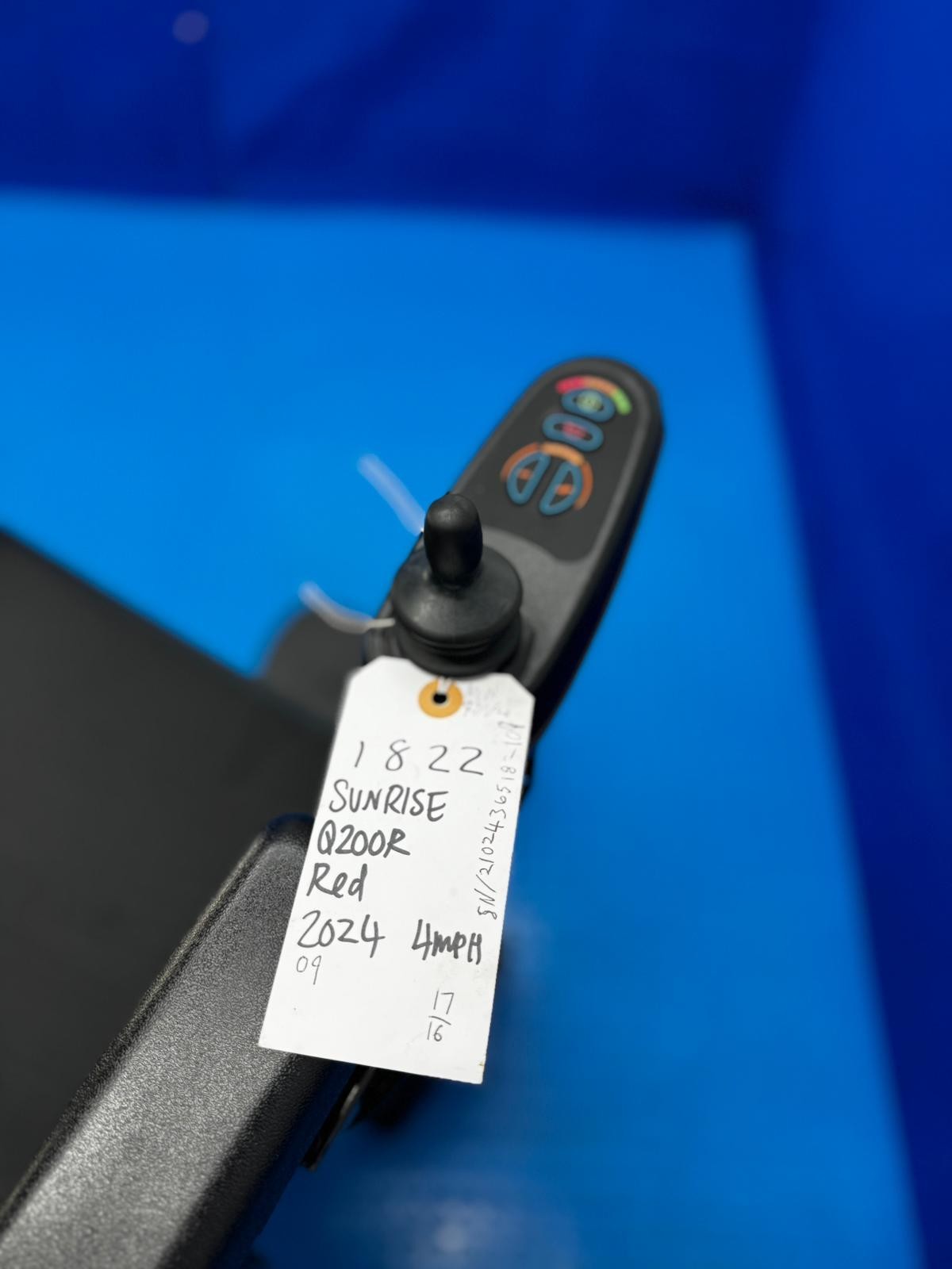 SUNRISE Quickie Q100R 4 MPH Compact Mobility Electric Wheelchair Powerchair 1822