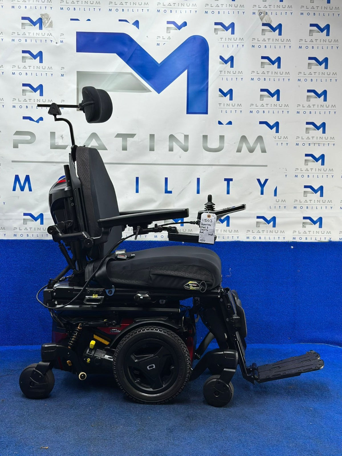 PRIDE QUANTUM EDGE 3 STRETTO 4 MPH ELECTRIC POWER WHEELCHAIR POWERCHAIR 1503