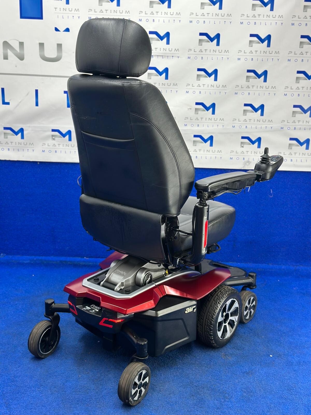 Pride Jazzy Air 2.0 Power Chair Electric Wheelchair with Electric Seat Lift 1011