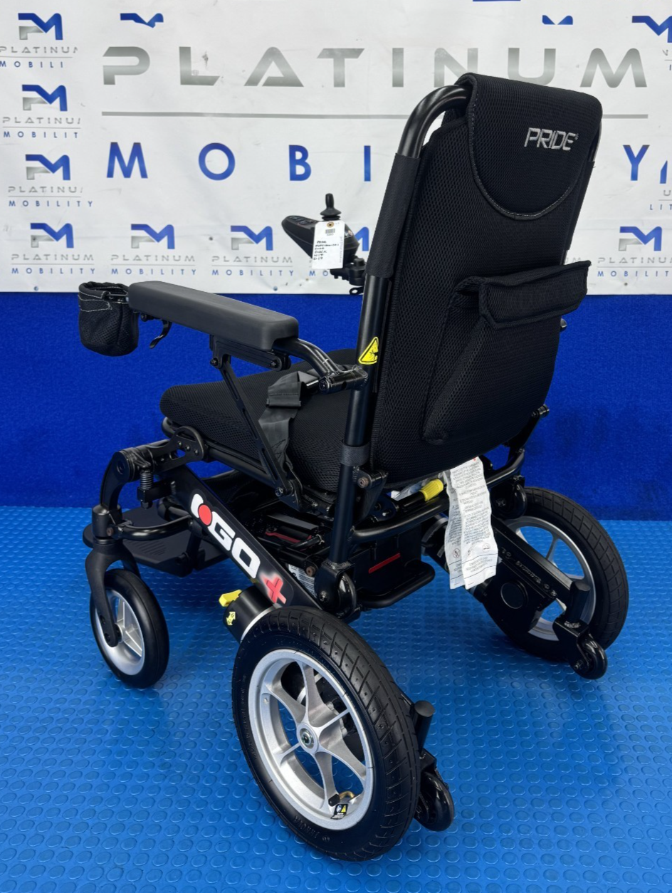 Pride iGo Plus Folding Powerchair 4Mph – Lightweight Electric Wheelchair 2293