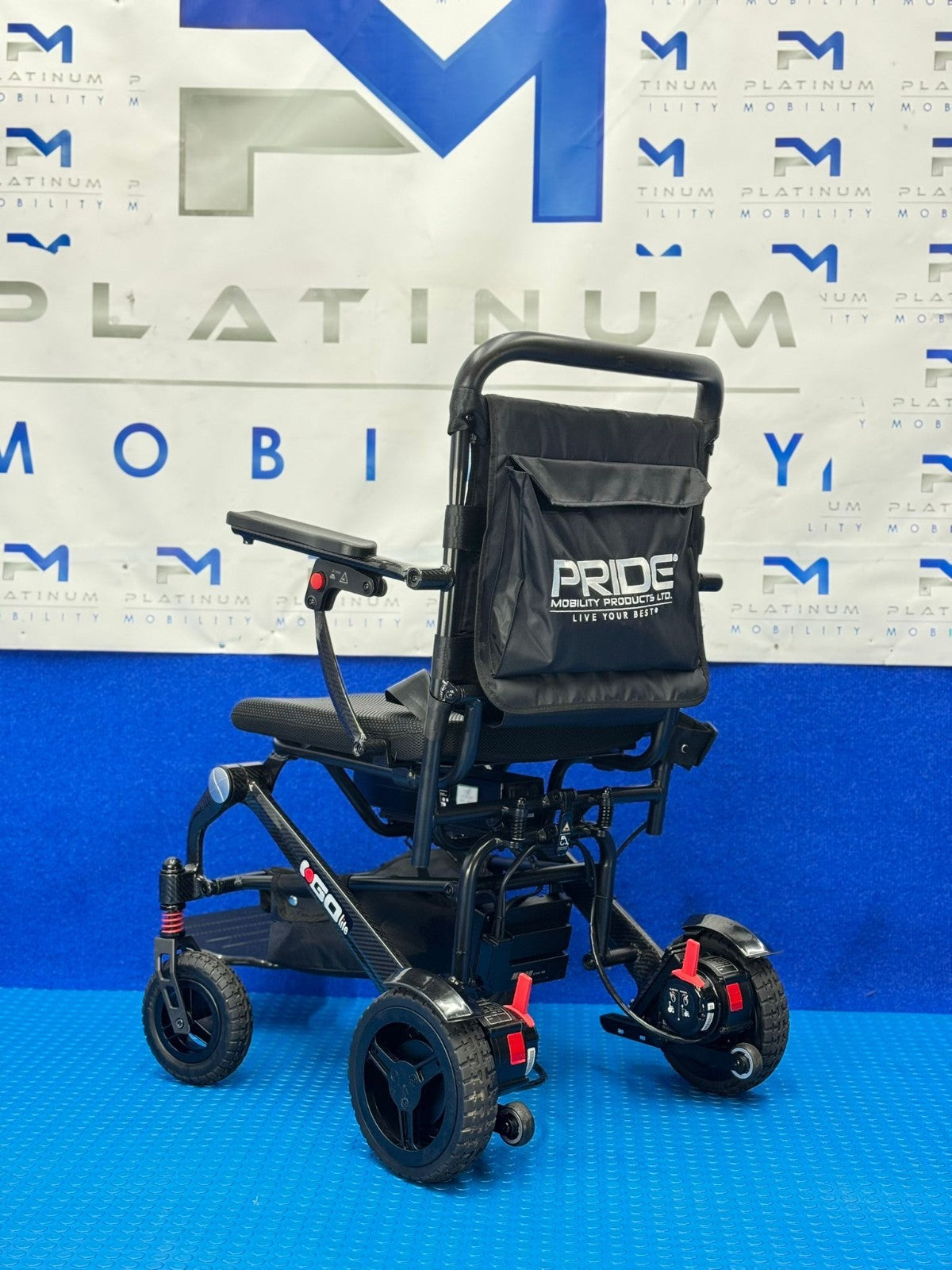 Pride I Go Lite Carbon Fibre Lightweight Portable Powerchair 18kg 4mph 1943