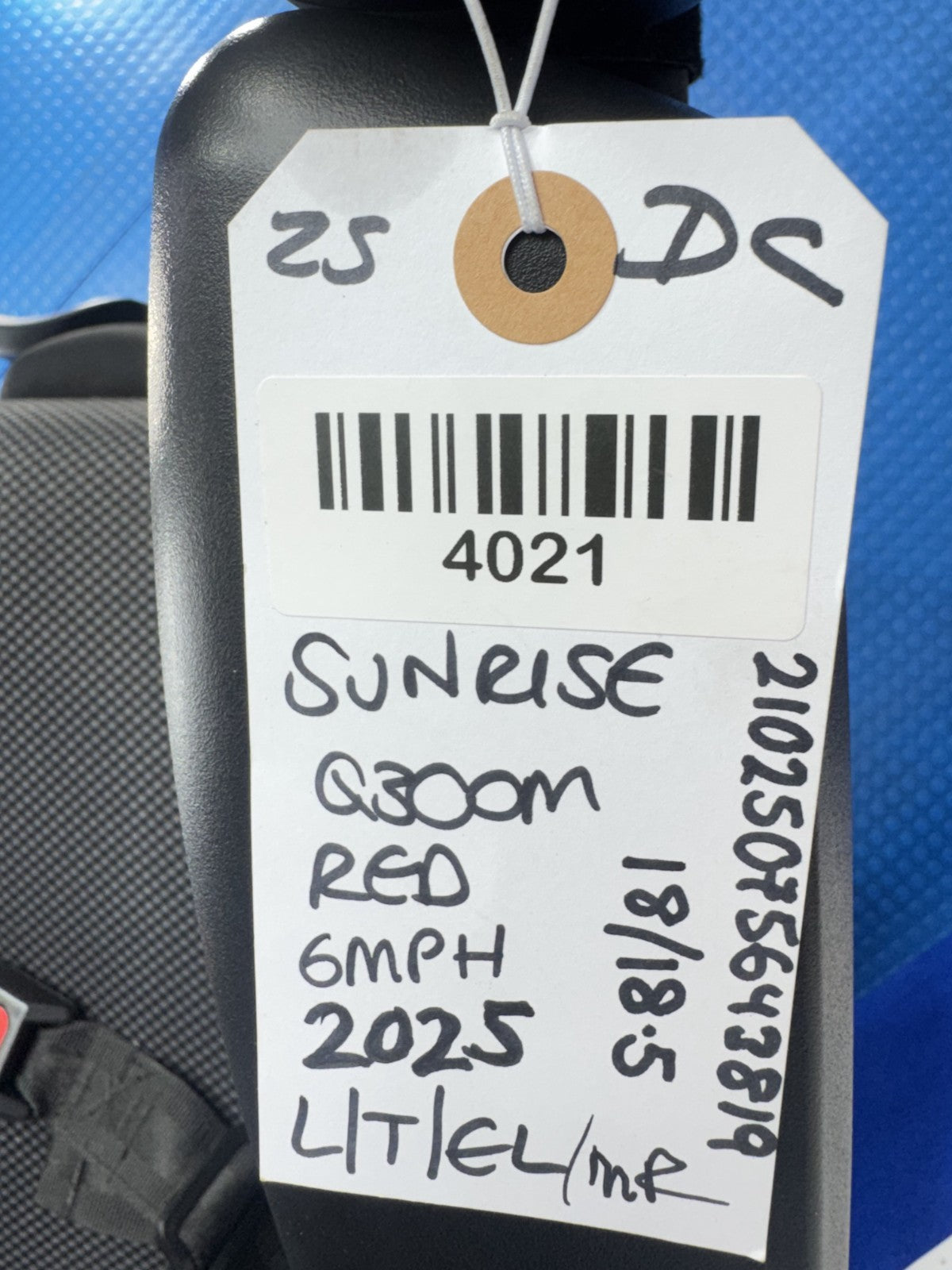 2025 SUNRISE QUICKIE Q300M 6MPH MANUAL RECLINE RISER TILT LEGS POWERCHAIR 4021
