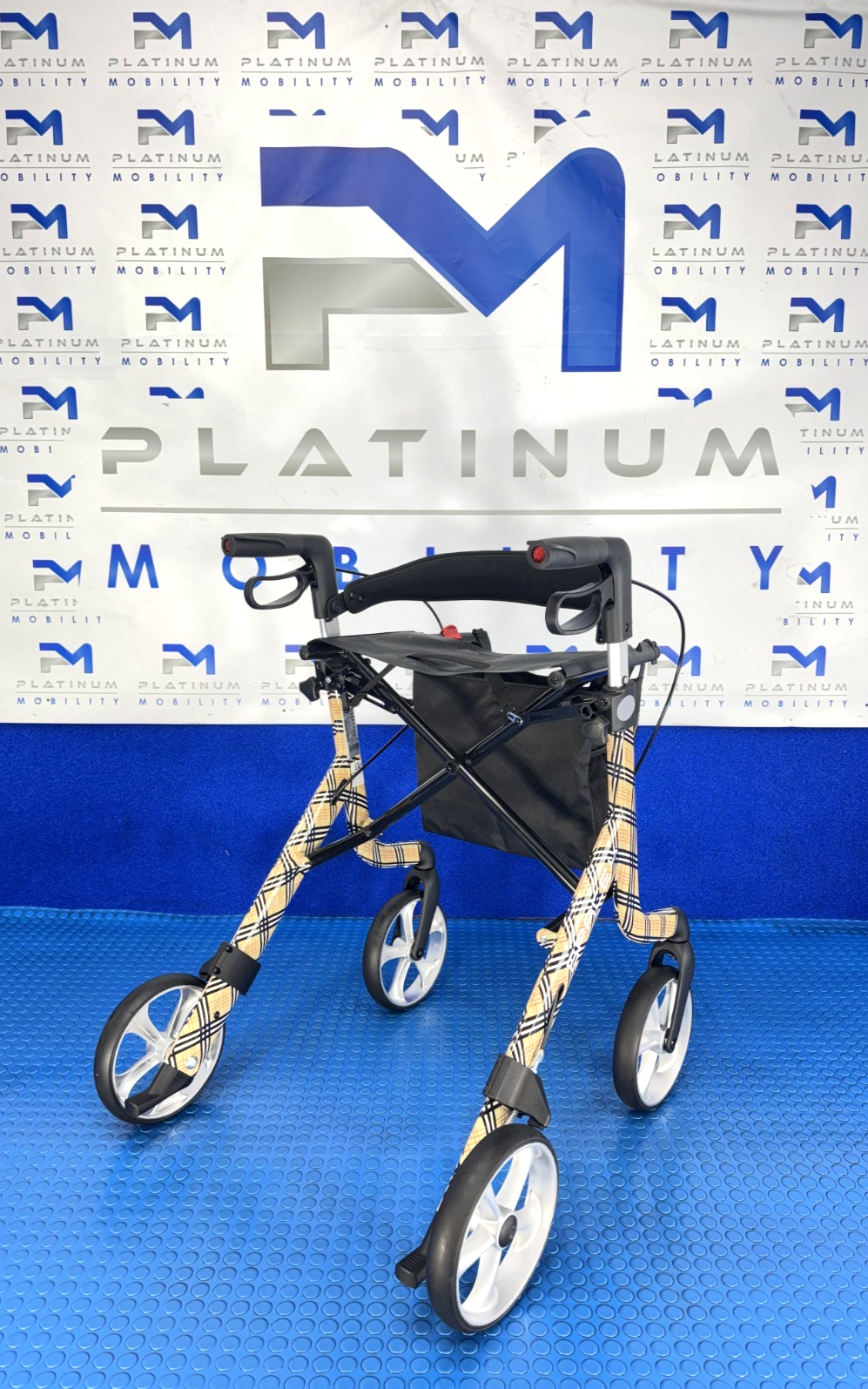 Rehasense Space LX Rollator Checkmate Lightweight Folding Walker BRAND NEW
