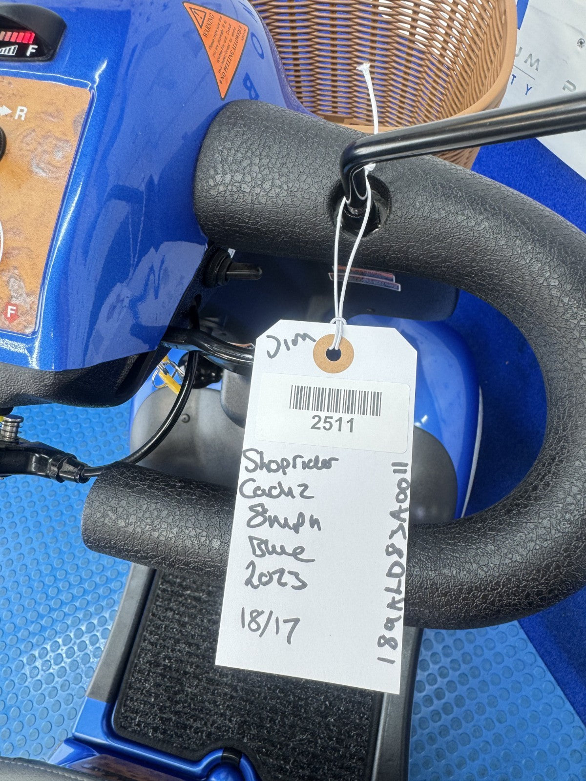 Shoprider Cadiz Electric Mobility Scooter New Batteries, Air tyres, 8 Mph 2511
