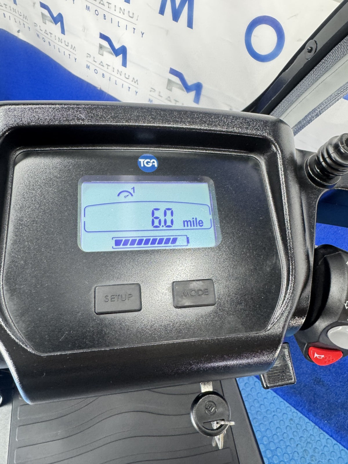 Ex Demo TGA Breeze S4 Canopy 8mph Road Large All Terrain Mobility Scooter 2562