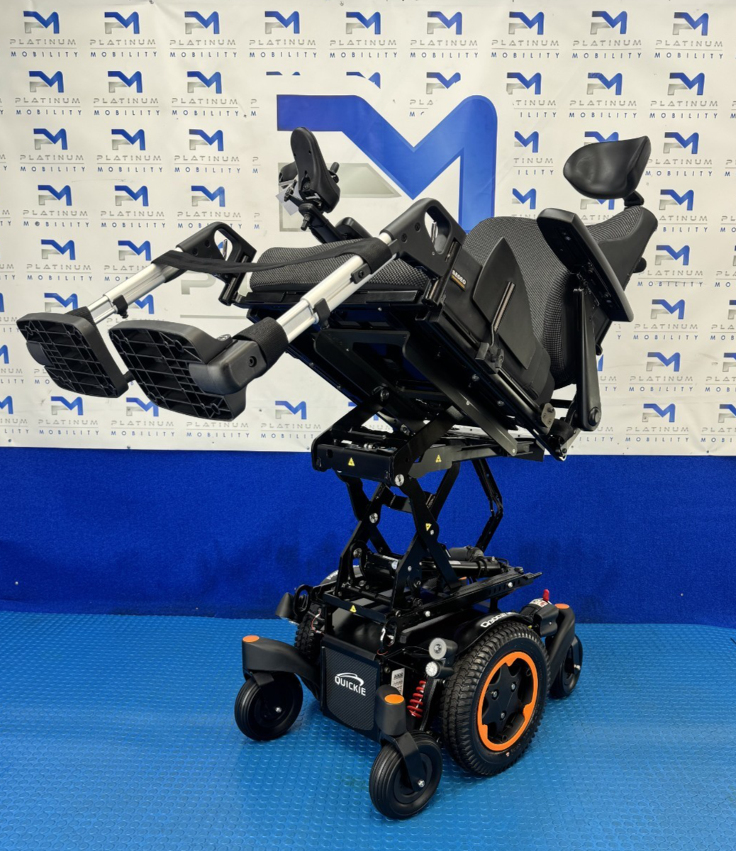 Sunrise Quickie Q300M Mini Powerchair 6 mph Riser, Tilt Electric Wheelchair 2793