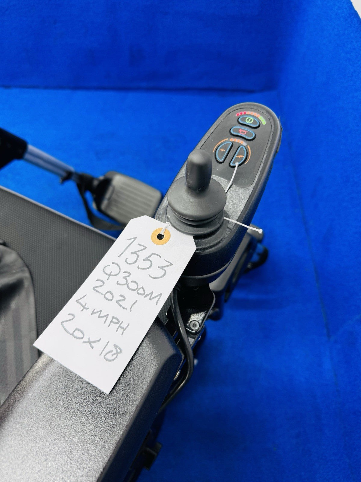 Sunrise Quickie Q300 M MWD 4mph Powerchair Electric Wheelchair Mobility 1353