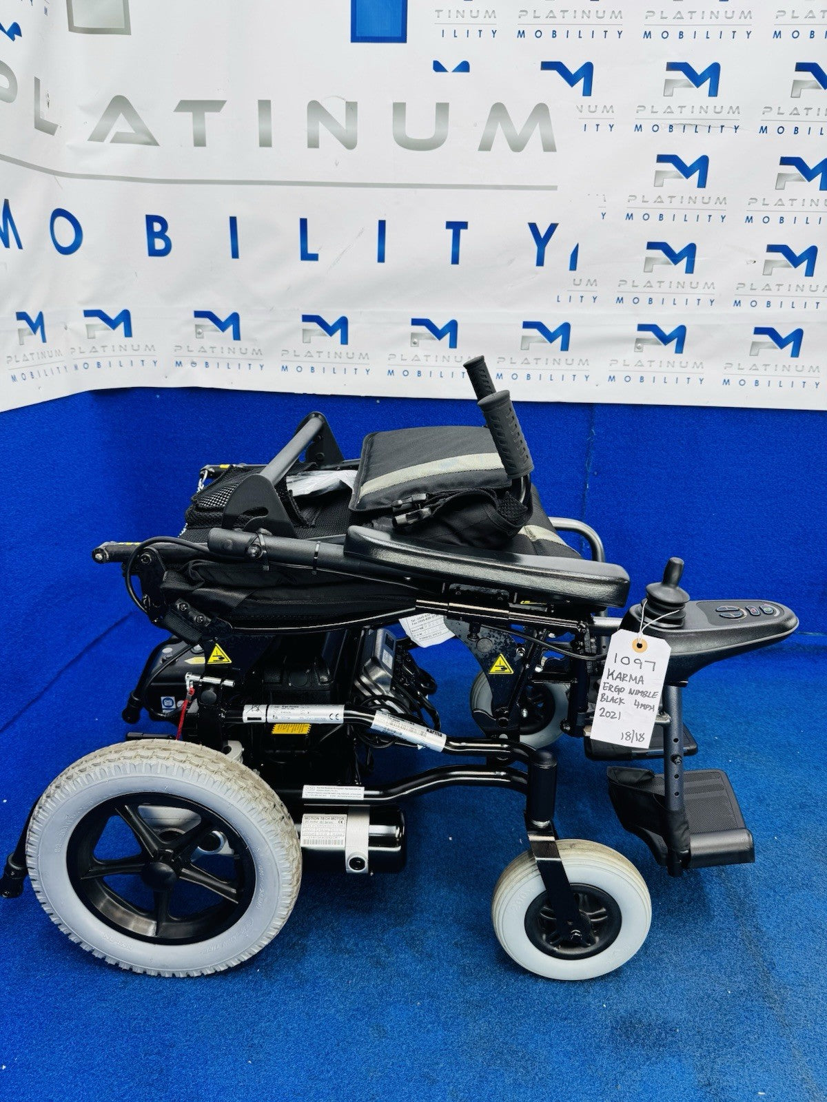 KARMA ERGO NUMBLE TRAVELER KP-10.3S 4MPH ELECTRIC WHEELCHAIR POWERCHAIR MOBILITY