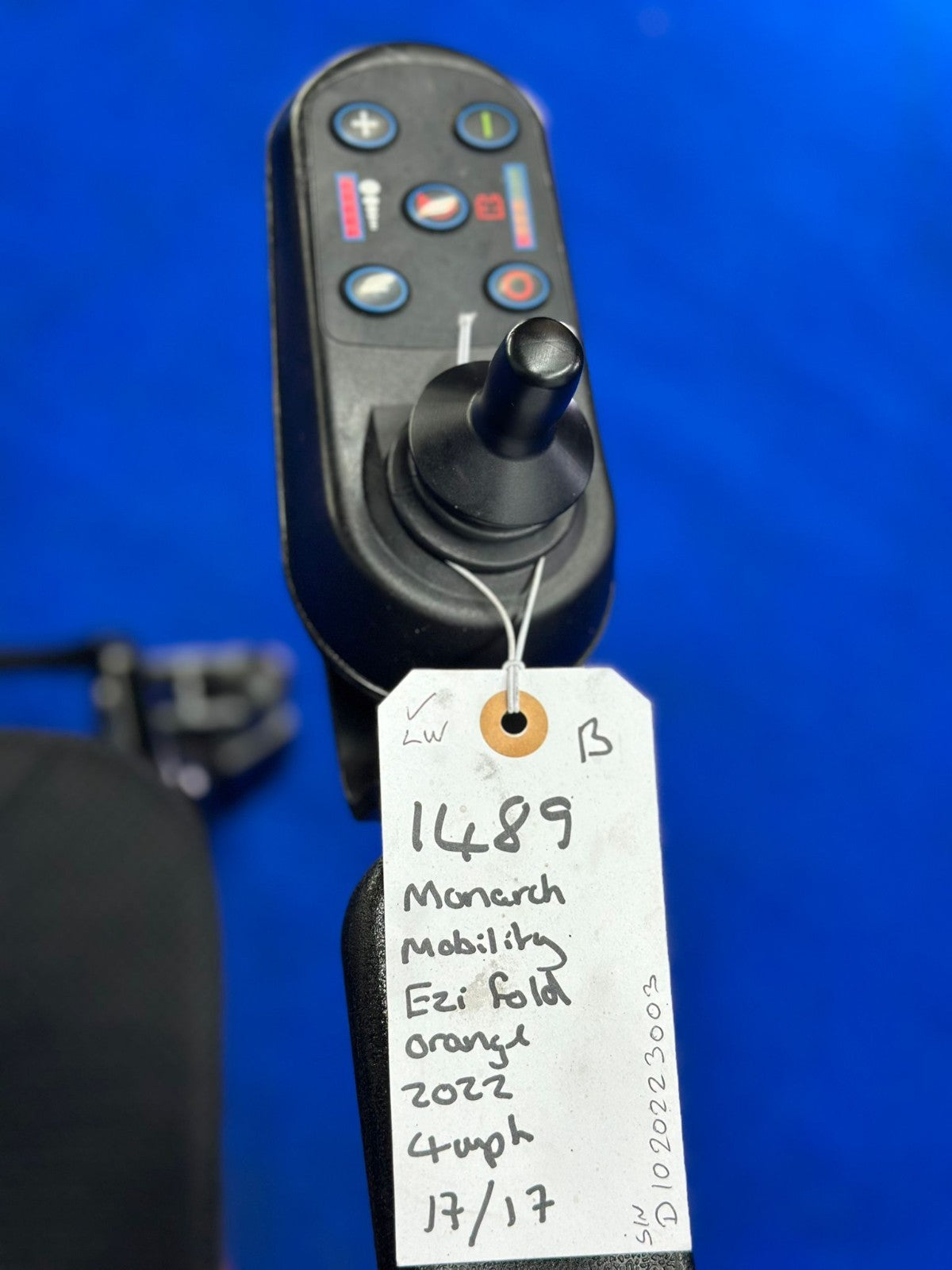 Monarch MM Ezi-Fold 4 MPH Folding Lightweight Lithium Portable Powerchair 1489