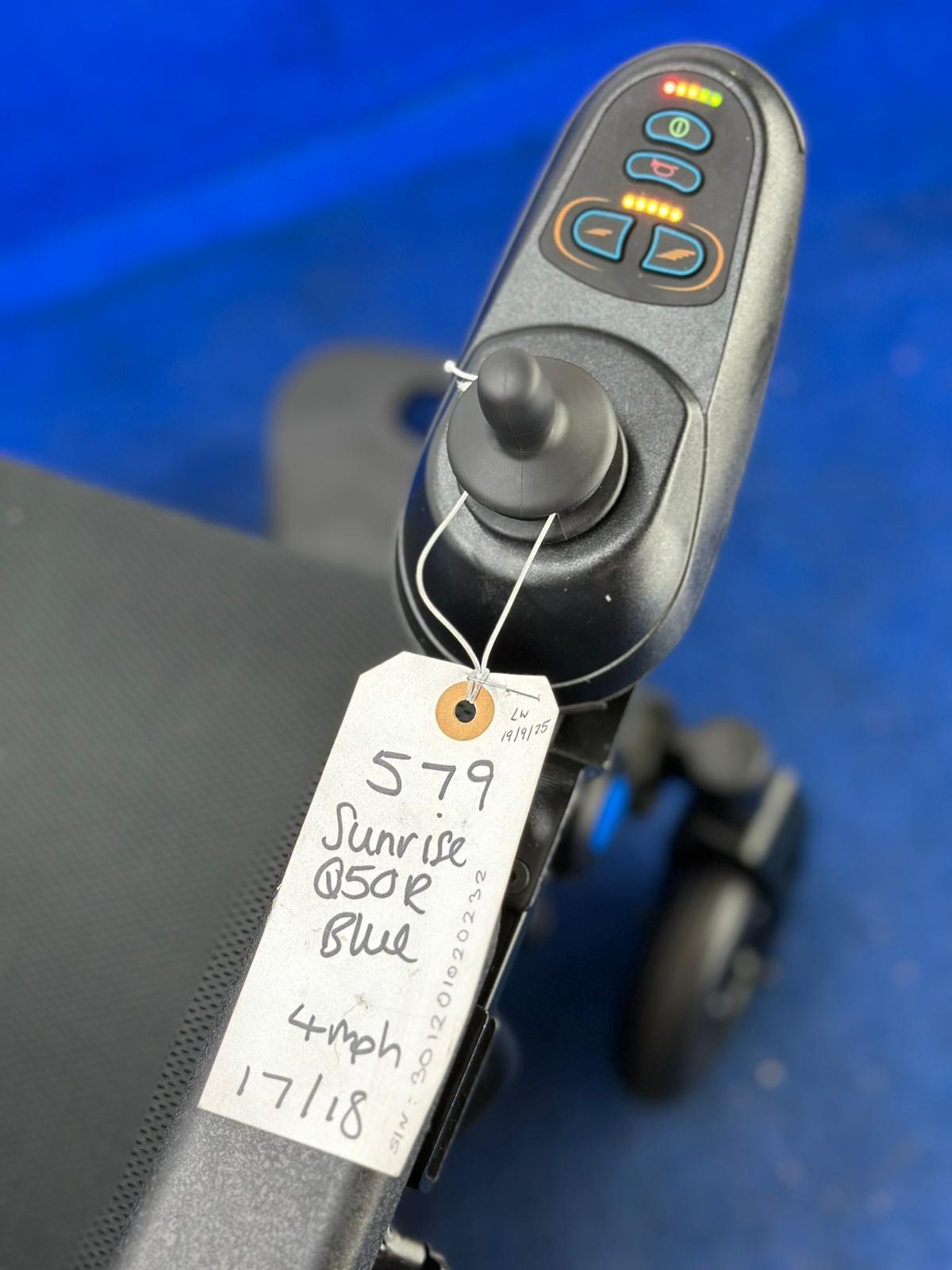 Sunrise Quickie Q50 R Folding Powerchair – 4mph Electric Wheelchair (579)