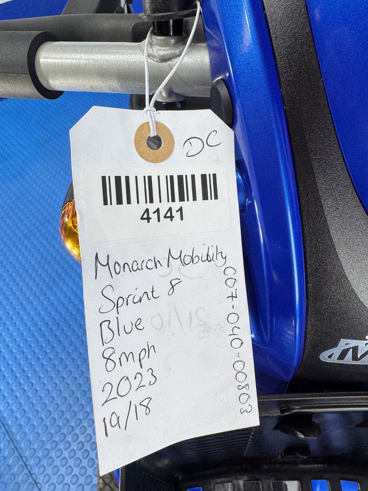 Monarch Mobility Sprint 8 New Batteries, Air Tyres 8mph No VAT 4141