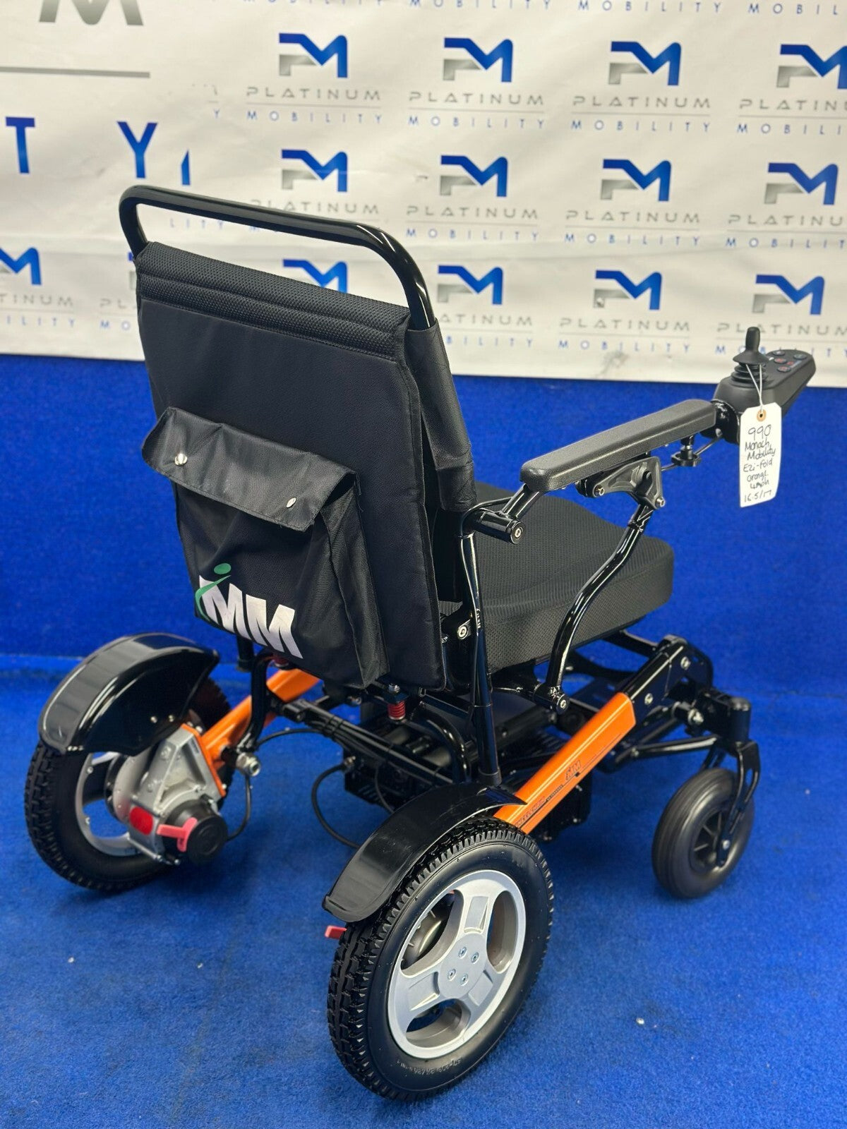 2024 Monarch MM Ezi-Fold 4MPH Folding Lightweight Lithium Portable Powerchair