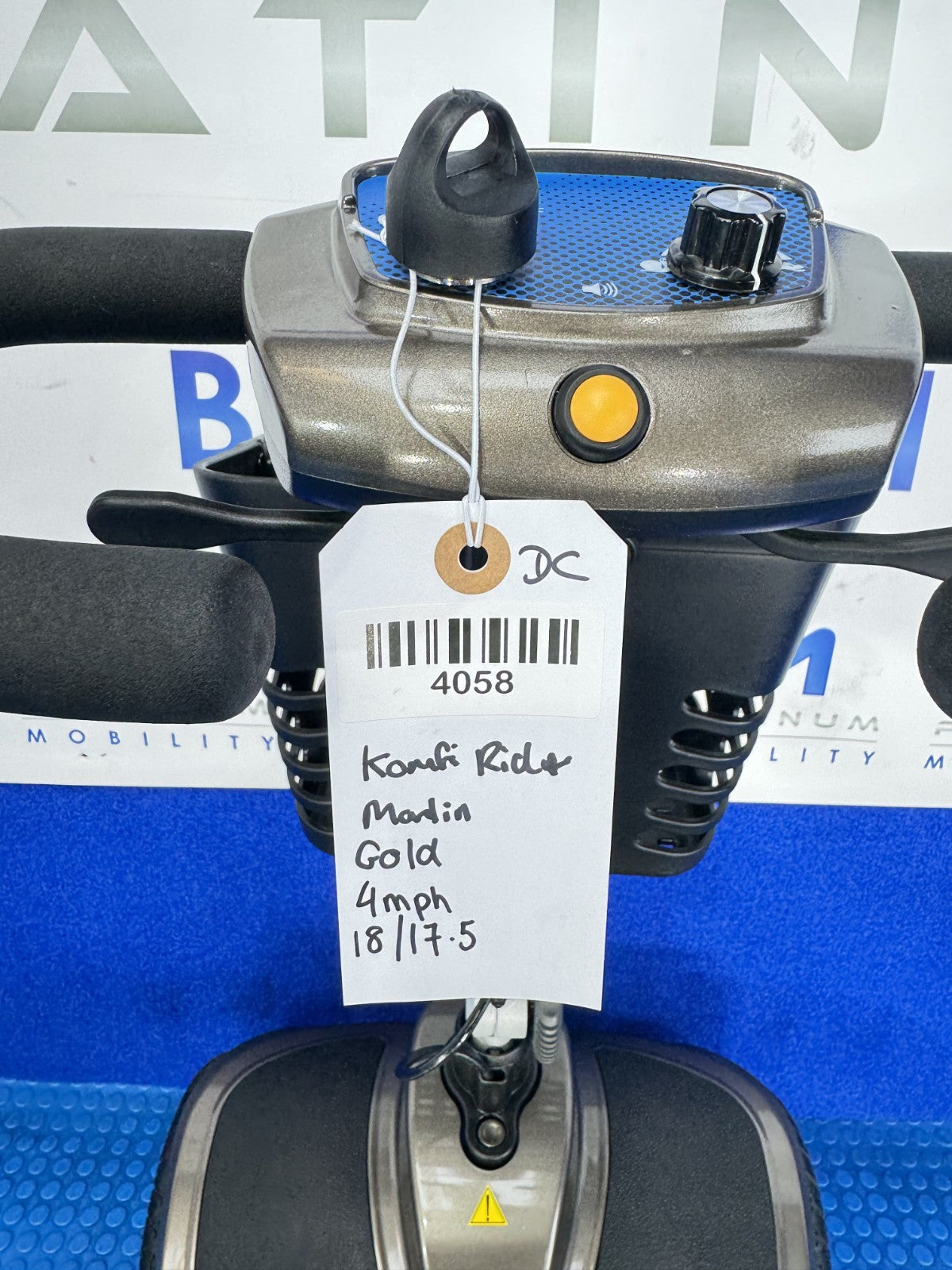 Komfi Rider 4mph Lightweight Mobility Scooter Lithium Battery 4058