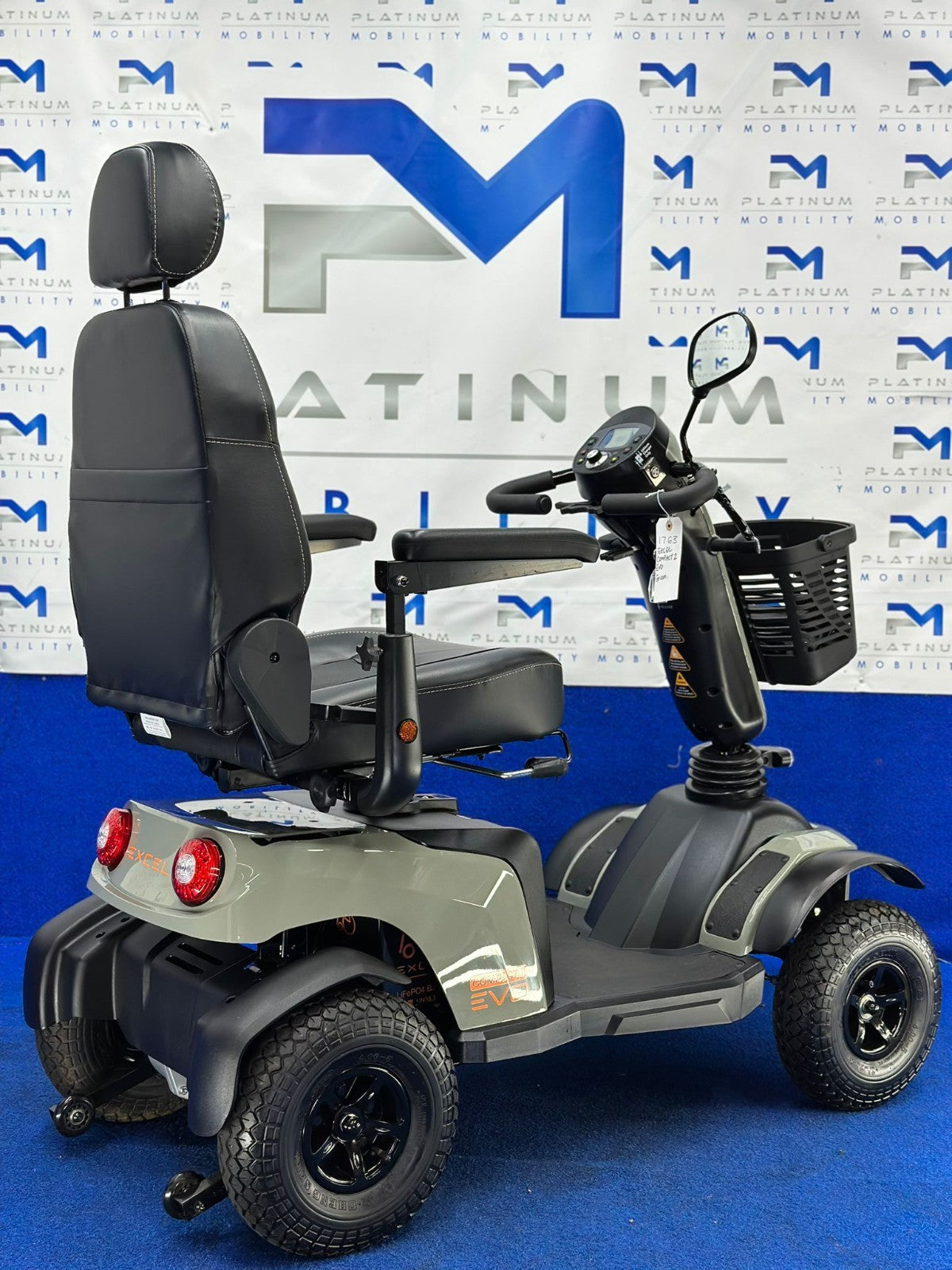 Excel Galaxy Compact Evo Mobility Scooter Lithium Batteries - Preowned 1763