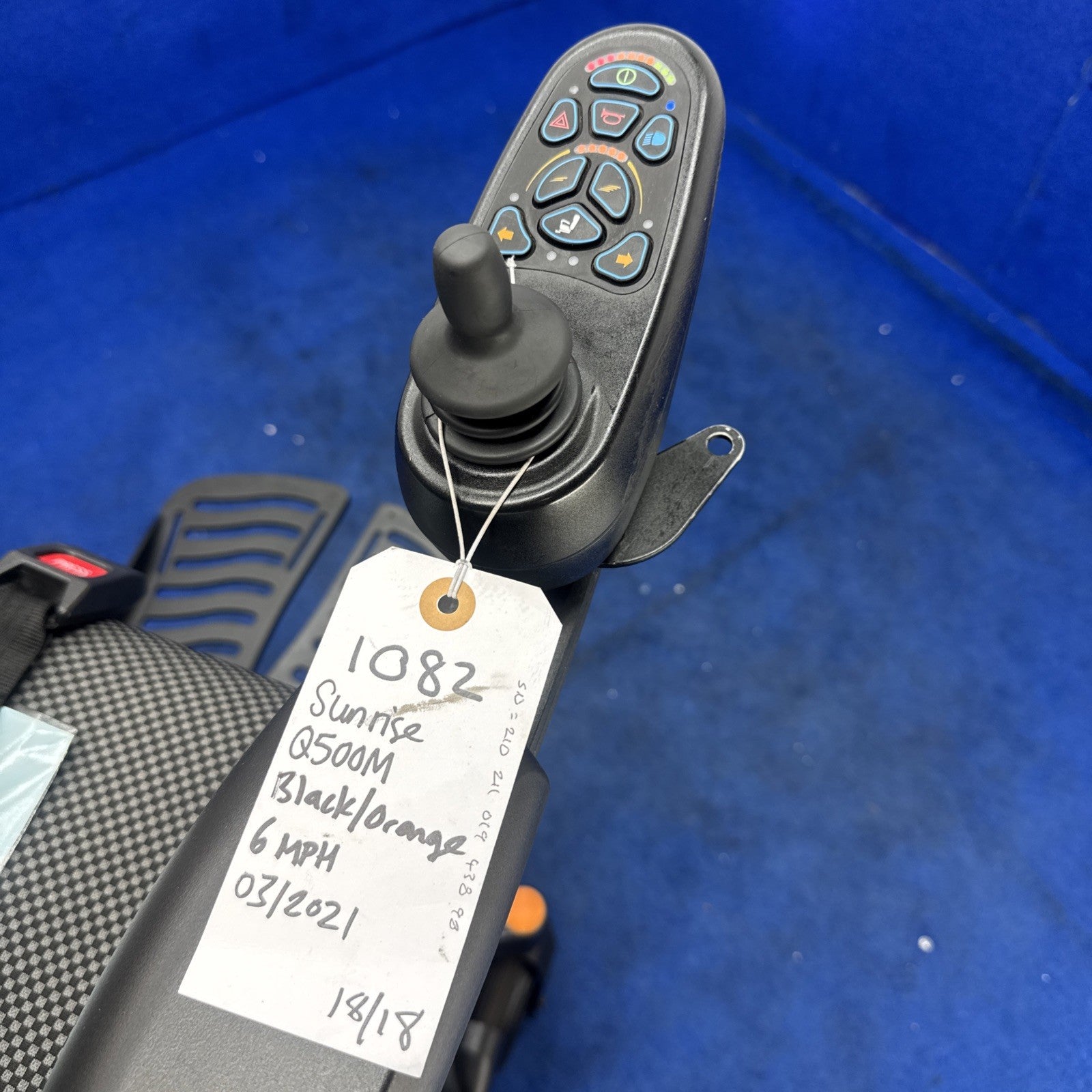 SUNRISE QUICKIE Q500 M 6MPH ELECTRIC WHEELCHAIR RISE MOBILITY POWERCHAIR 1082