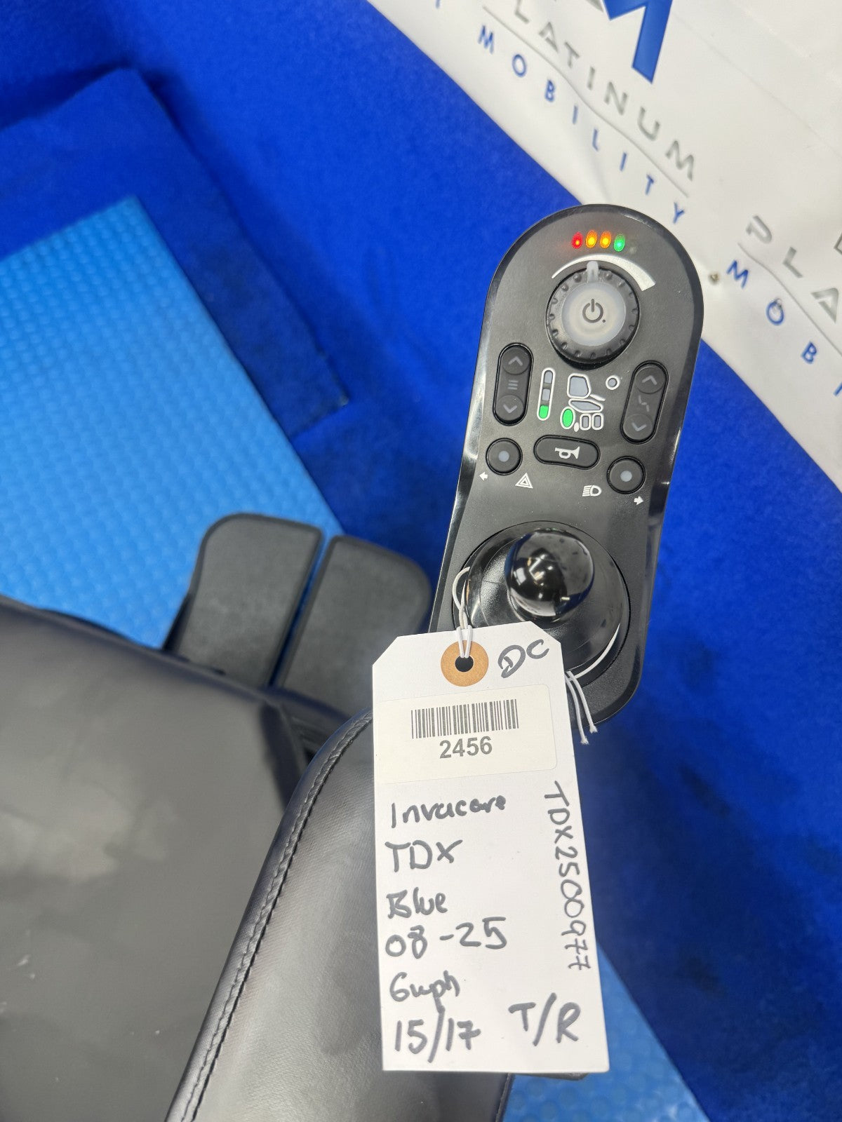 2025 INVACARE TDX SP2 6 MPH RISE&TILT ELECTRIC WHEELCHAIR POWERCHAIR 2456