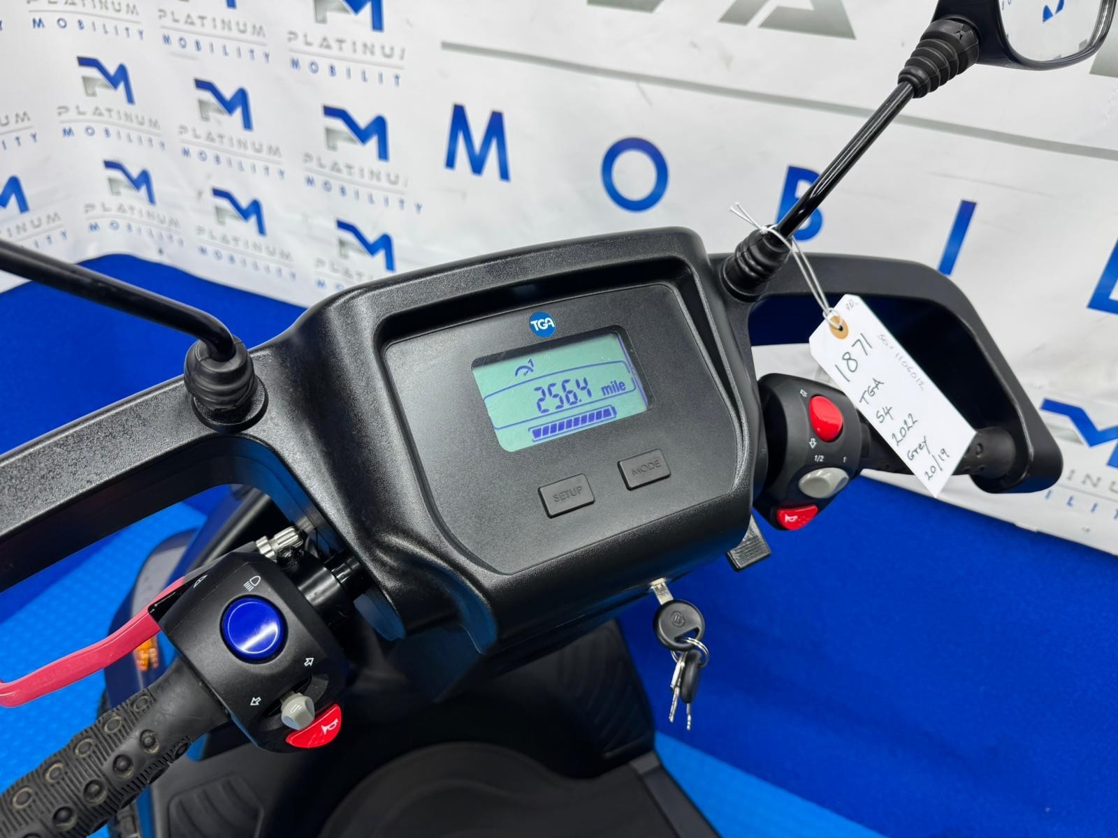 2022 TGA Breeze S4 8MPH All Terrain Mobility Scooter Immaculate Condition 1871