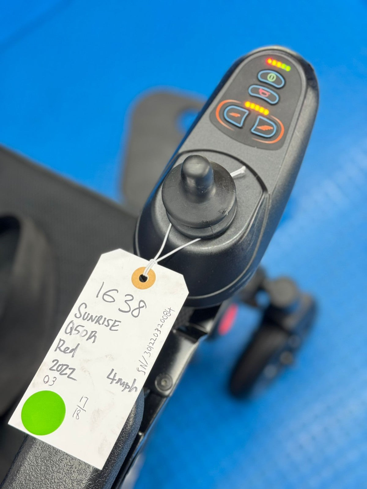 Sunrise Quickie Q50R Folding Powerchair – 4mph Electric Wheelchair (1638)