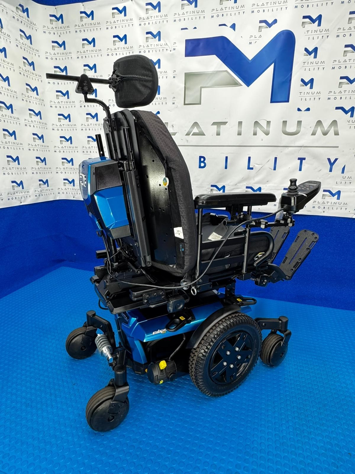 PRIDE QUANTUM EDGE 2 6 MPH ELECTRIC POWER WHEELCHAIR POWERCHAIR 1860
