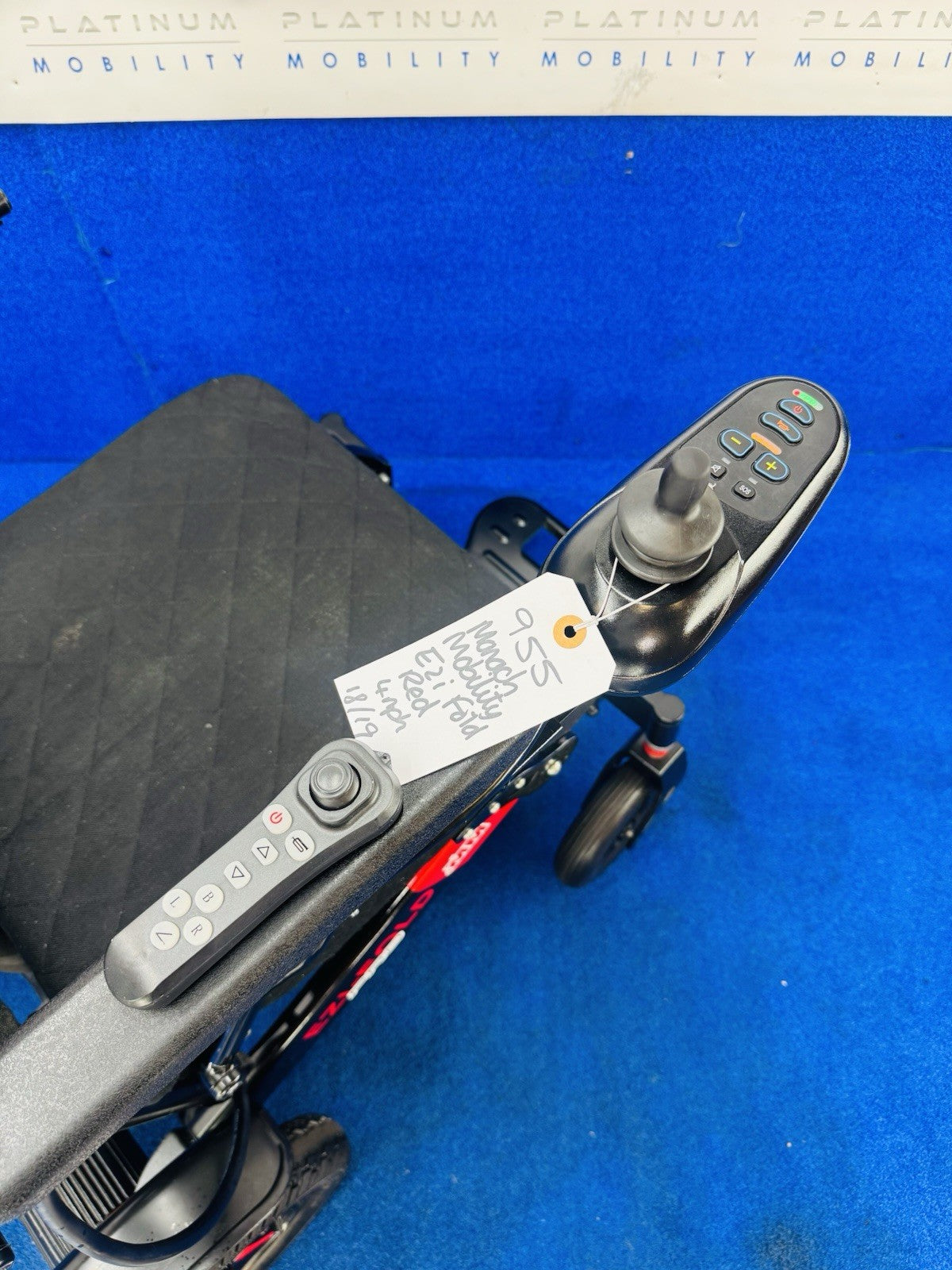 Monach Ezi-FOLD 4 MPH PRO FOLDING ELECTRIC WHEELCHAIR MOBILITY POWERCHAIR 955