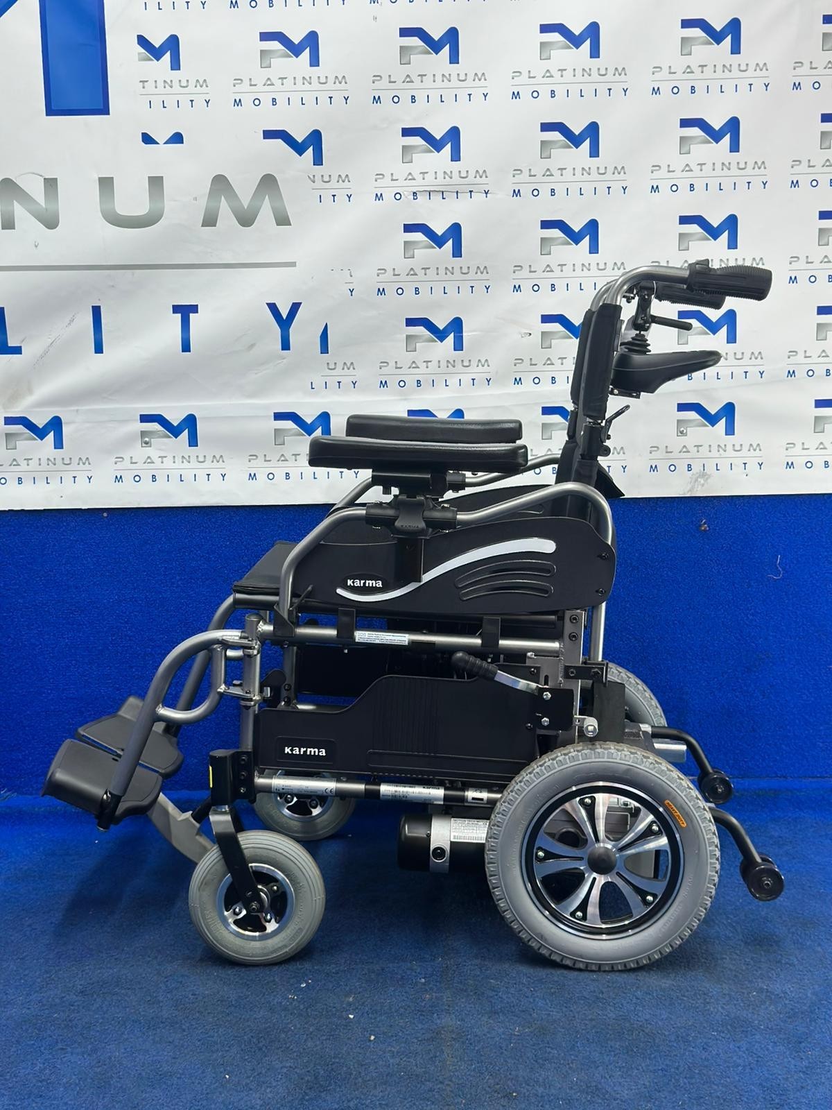 Karma Falcon KP-25 Powerchair – Attendant 4mph Lightweight Wheelchair (1226)