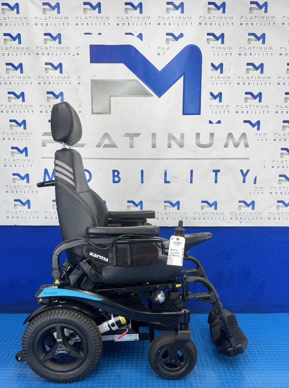 KARMA BLAZER 2 MOBILITY ELECTRIC WHEELCHAIR POWERCHAIR 6 MPH All Terrain 2702