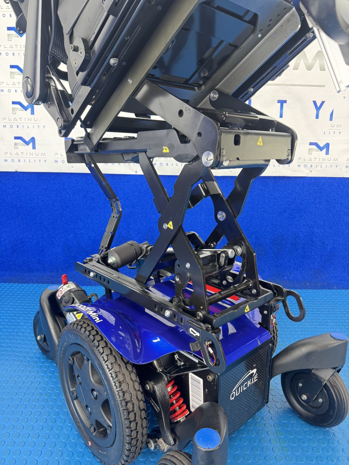 Sunrise Quickie Q300M Mini Powerchair 4 mph Riser, Tilt Electric Wheelchair 2361