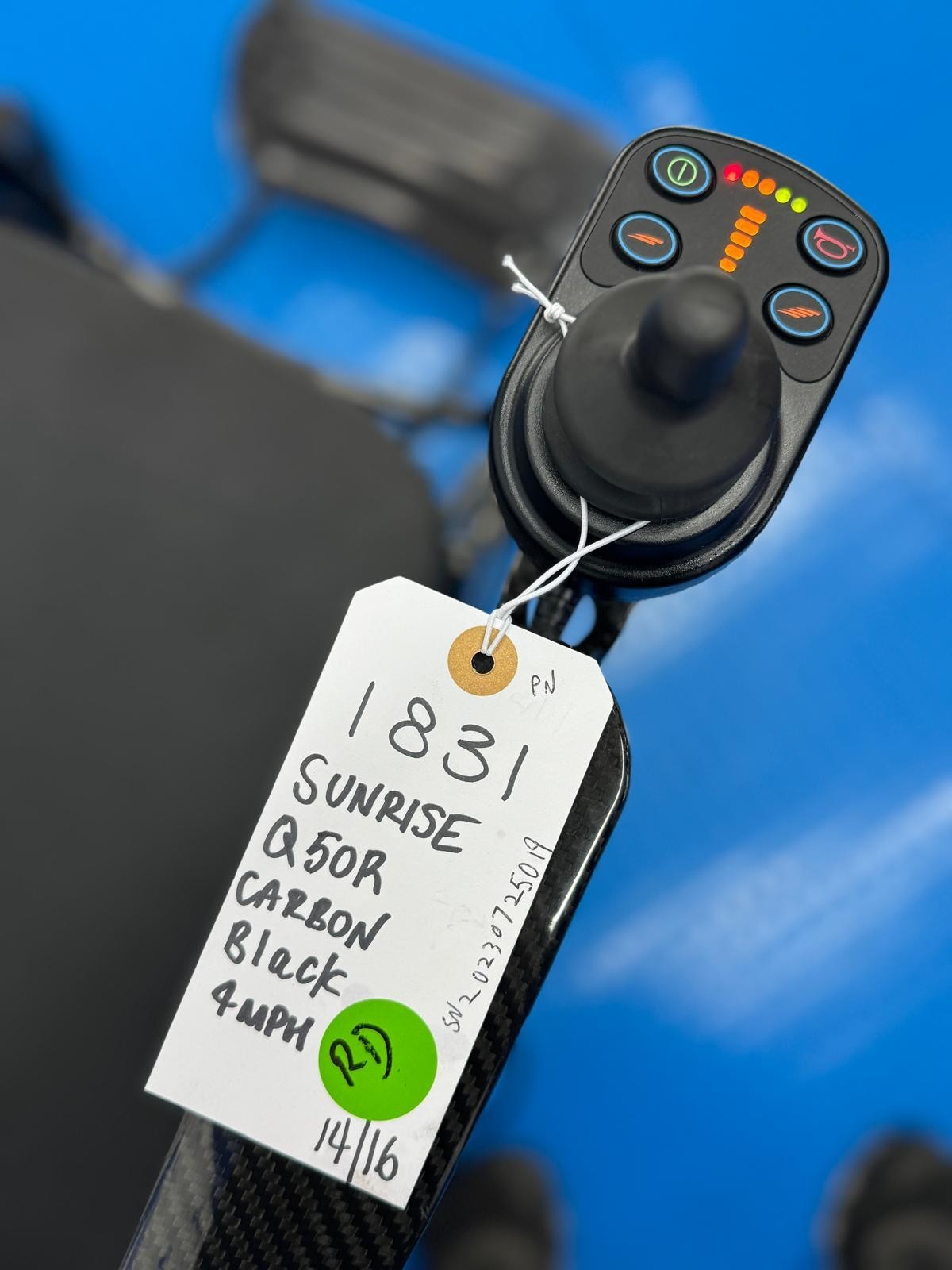 Sunrise QUICKIE Q50R CARBON FIBRE ELECTRIC POWERCHAIR FOLDING 4MPH 1831