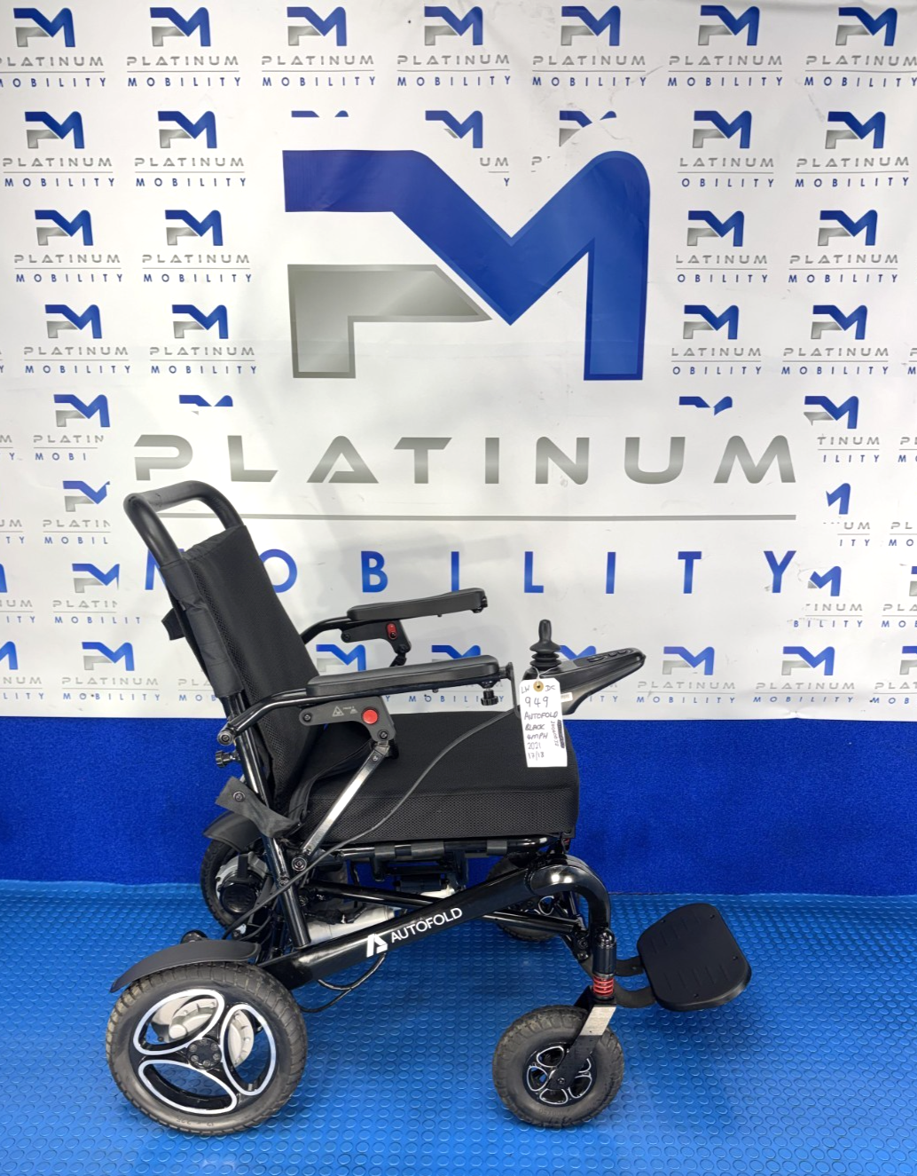 Drive Autofolding Electric Powerchair 4mph Lithium Battery Solid Tyres 949