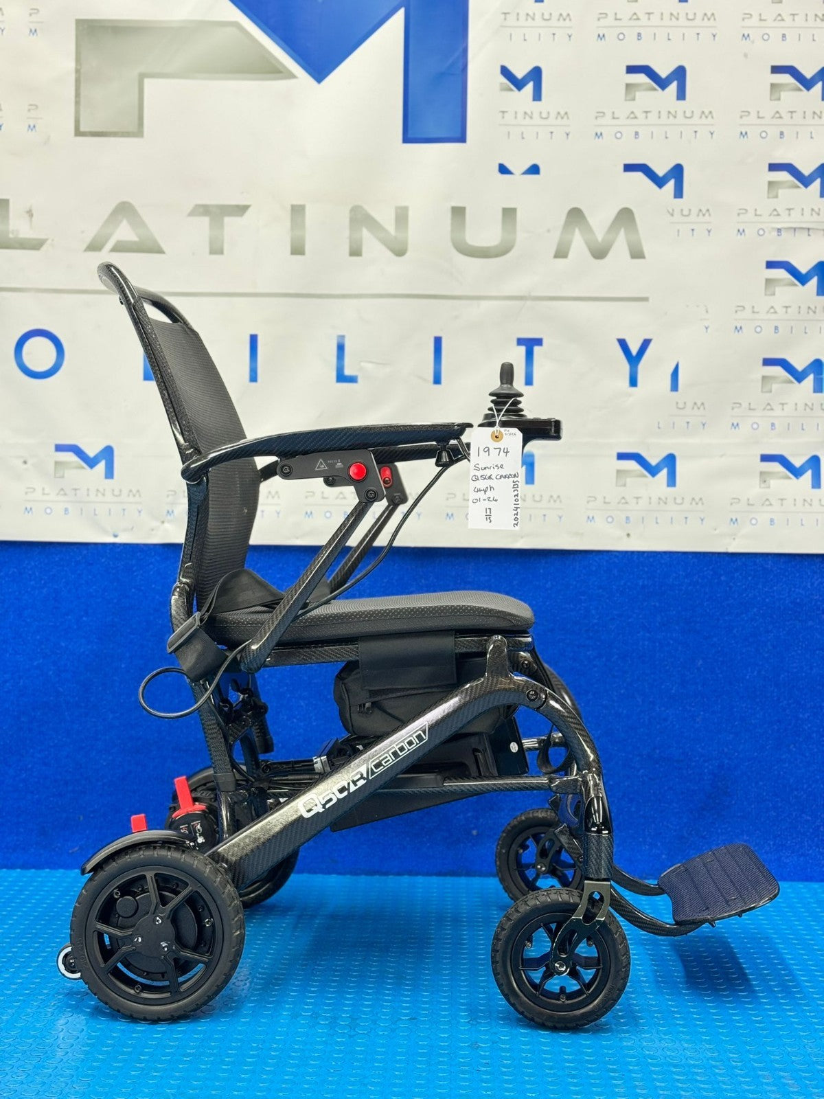 Sunrise Quickie Q50R 14KG Carbon Fibre Electric Wheelchair Powerchair 4MPH 1974