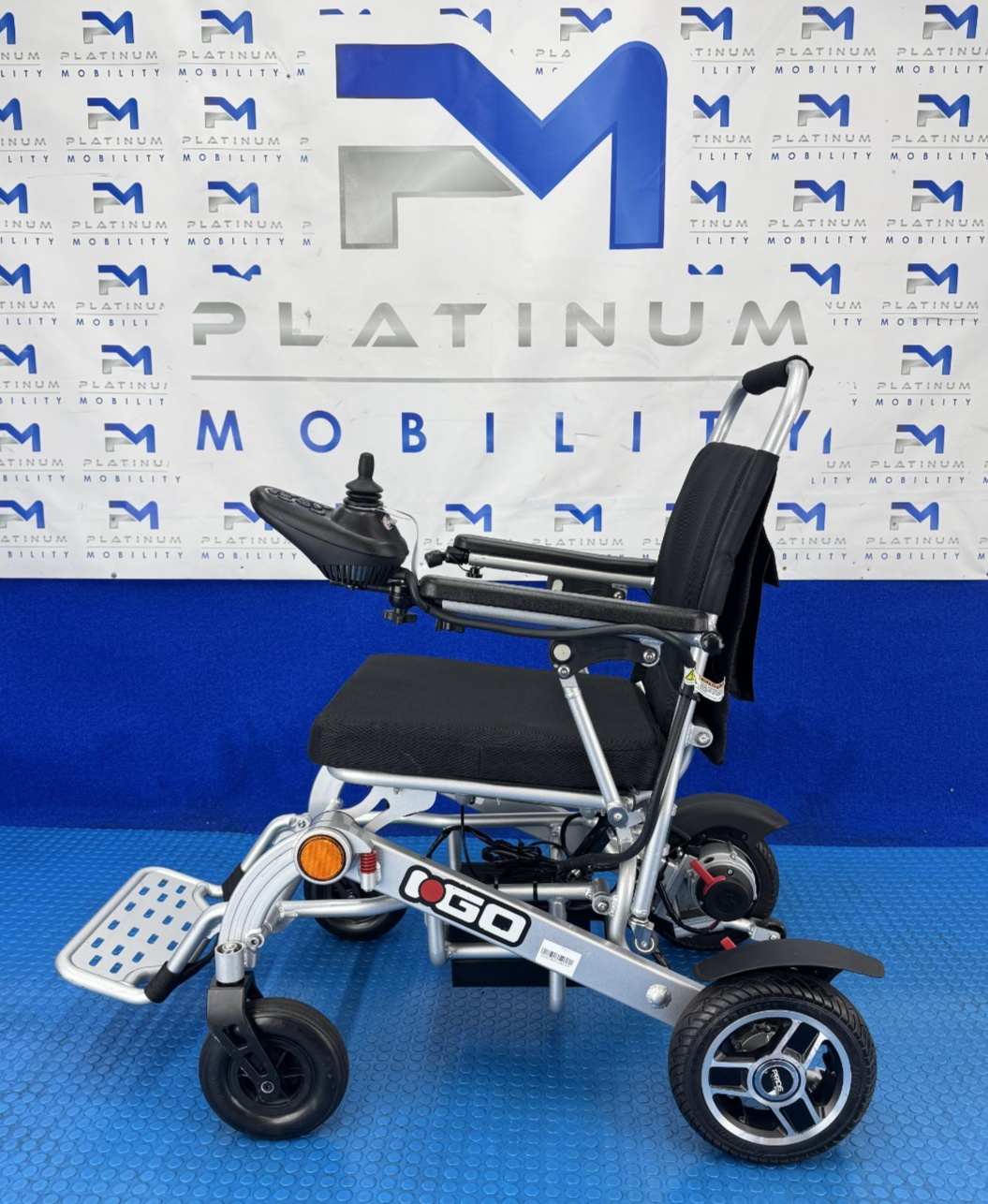 Pride iGo Plus Folding Powerchair 4Mph – Lightweight Electric Wheelchair 2228