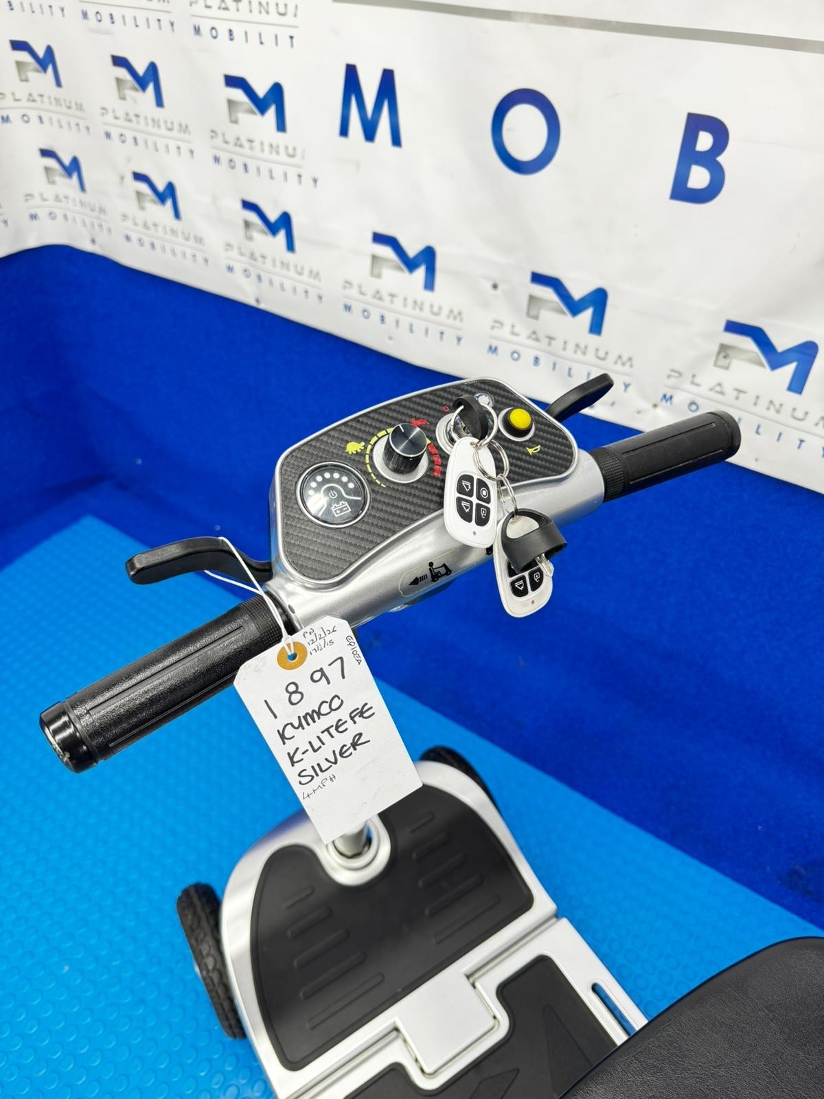 Kymco K-Lite FE Remote Mobility Scooter Auto Folding Lightweight 4 MPH 1897